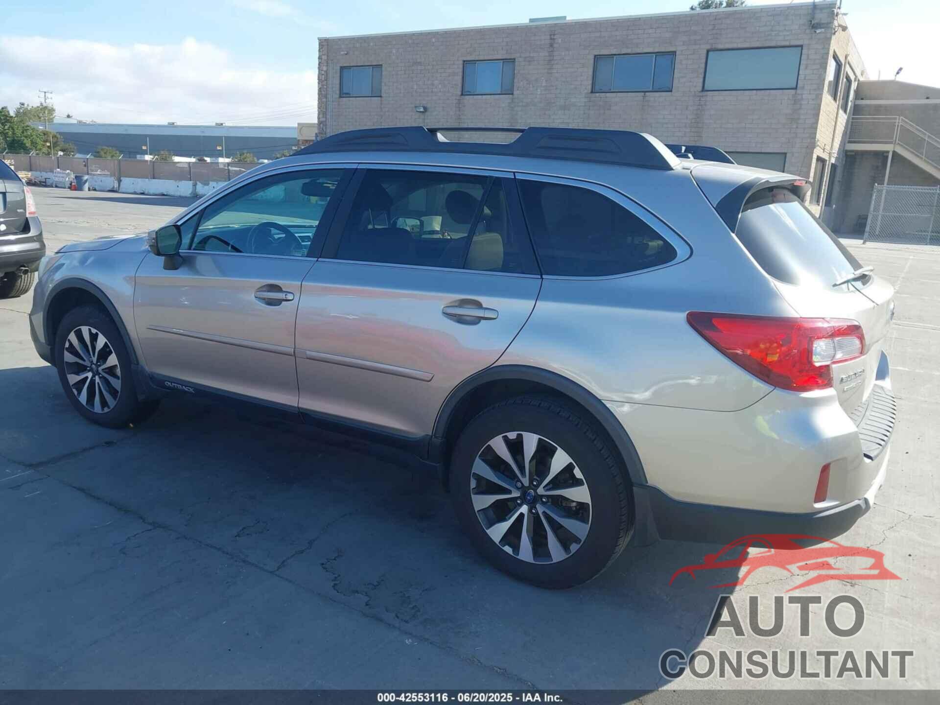 SUBARU OUTBACK 2015 - 4S4BSALC1F3311549