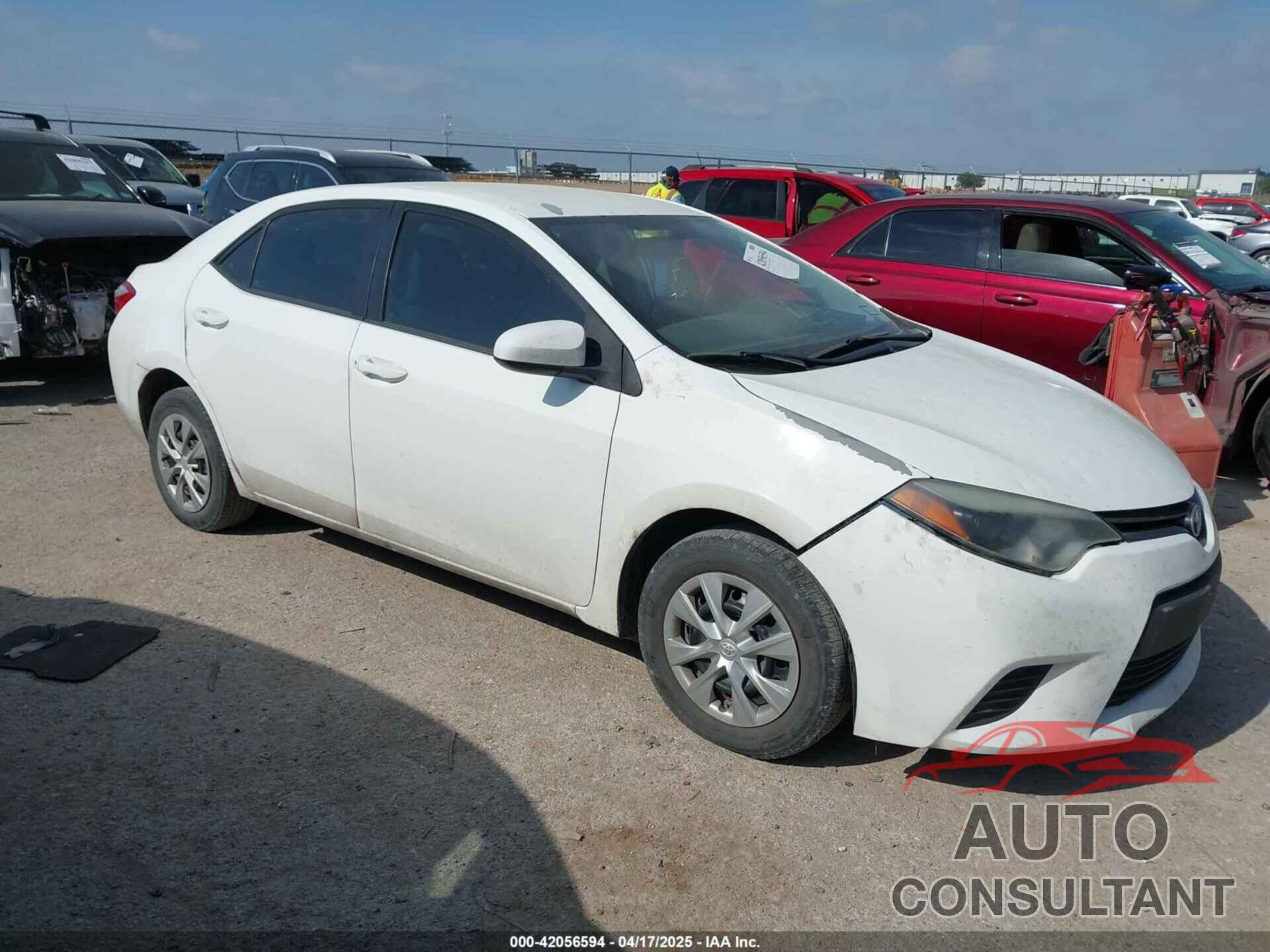 TOYOTA COROLLA 2014 - 5YFBURHE1EP148270