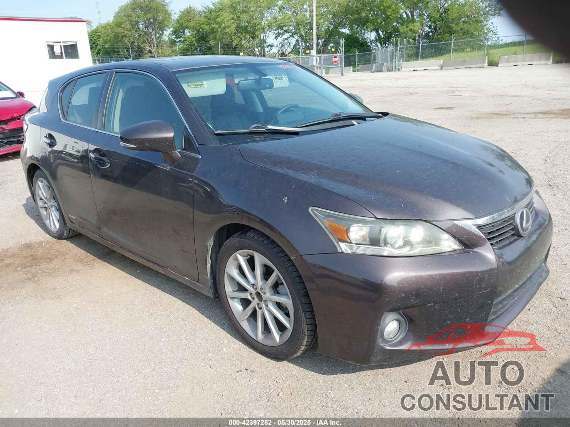 LEXUS CT 200H 2012 - JTHKD5BH4C2050128