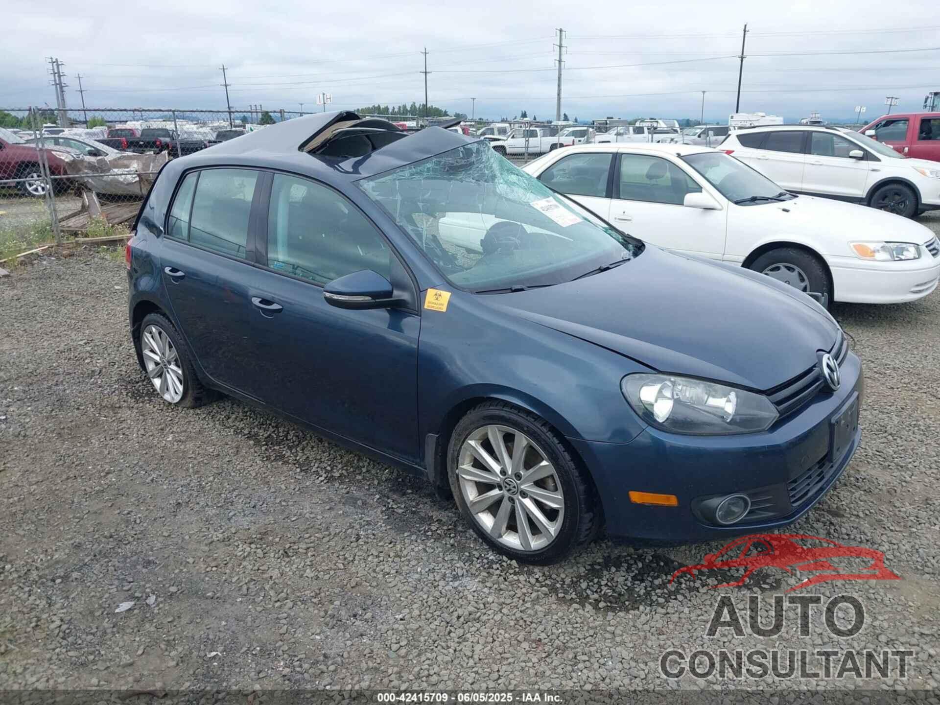 VOLKSWAGEN GOLF 2012 - WVWDM7AJ4CW206414