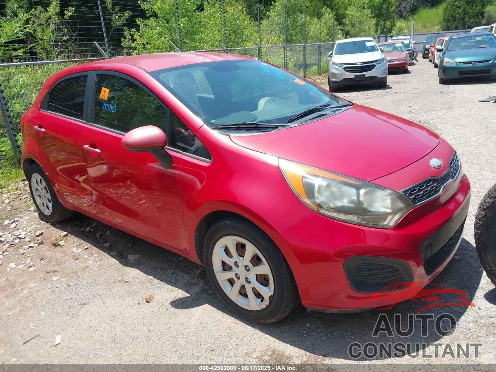 KIA RIO 2013 - KNADN5A37D6191148
