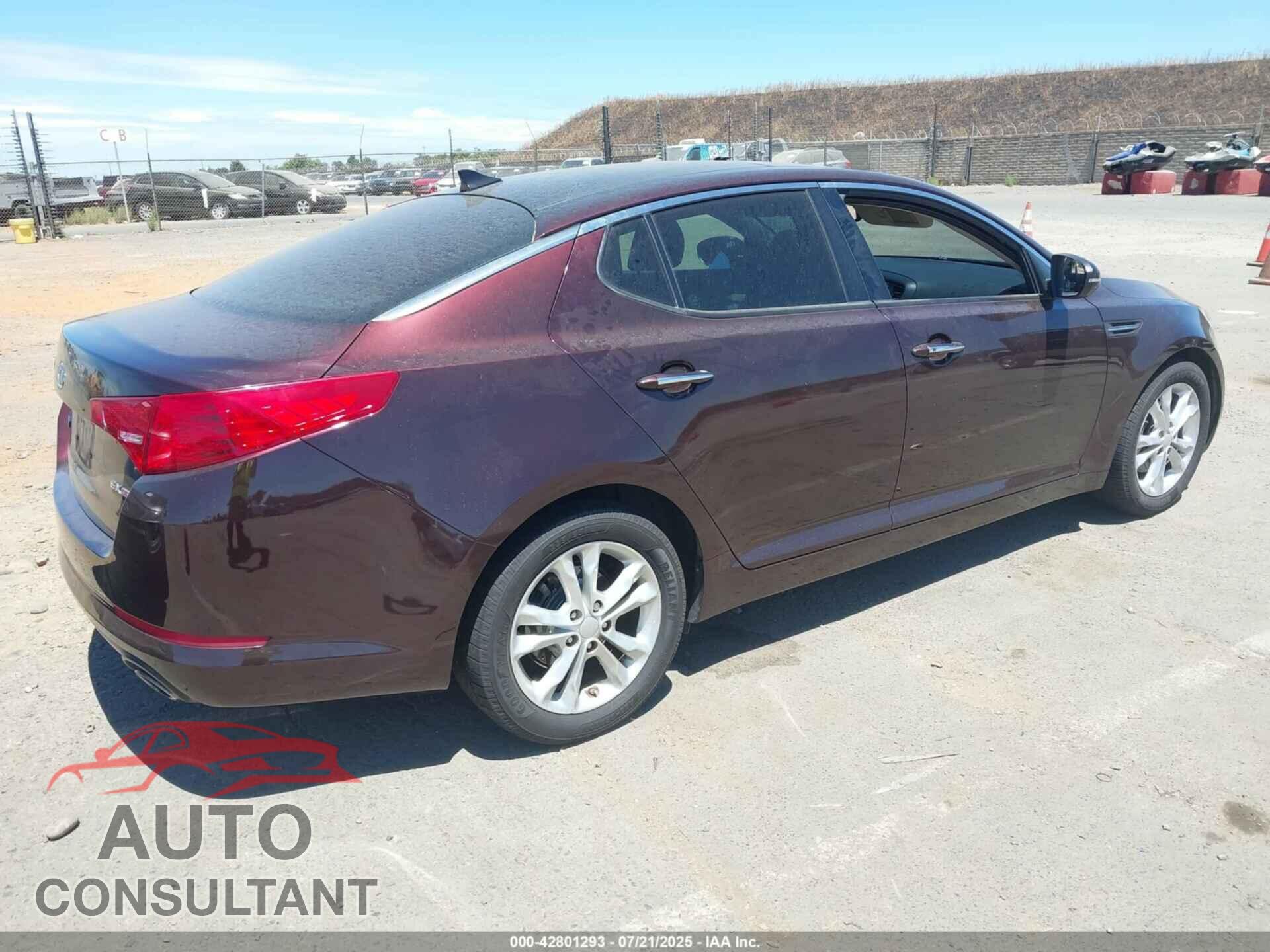 KIA OPTIMA 2012 - 5XXGN4A78CG083473