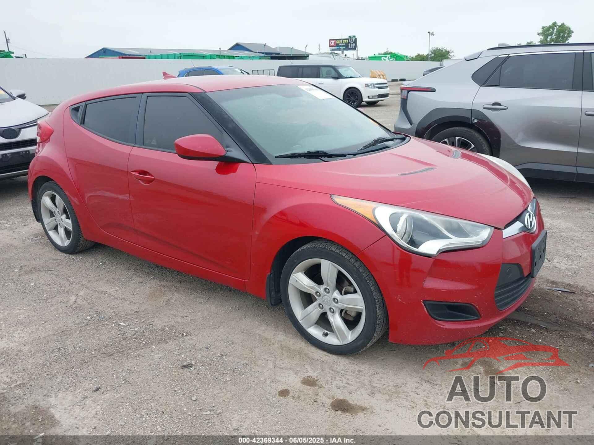 HYUNDAI VELOSTER 2014 - KMHTC6AD4EU193709