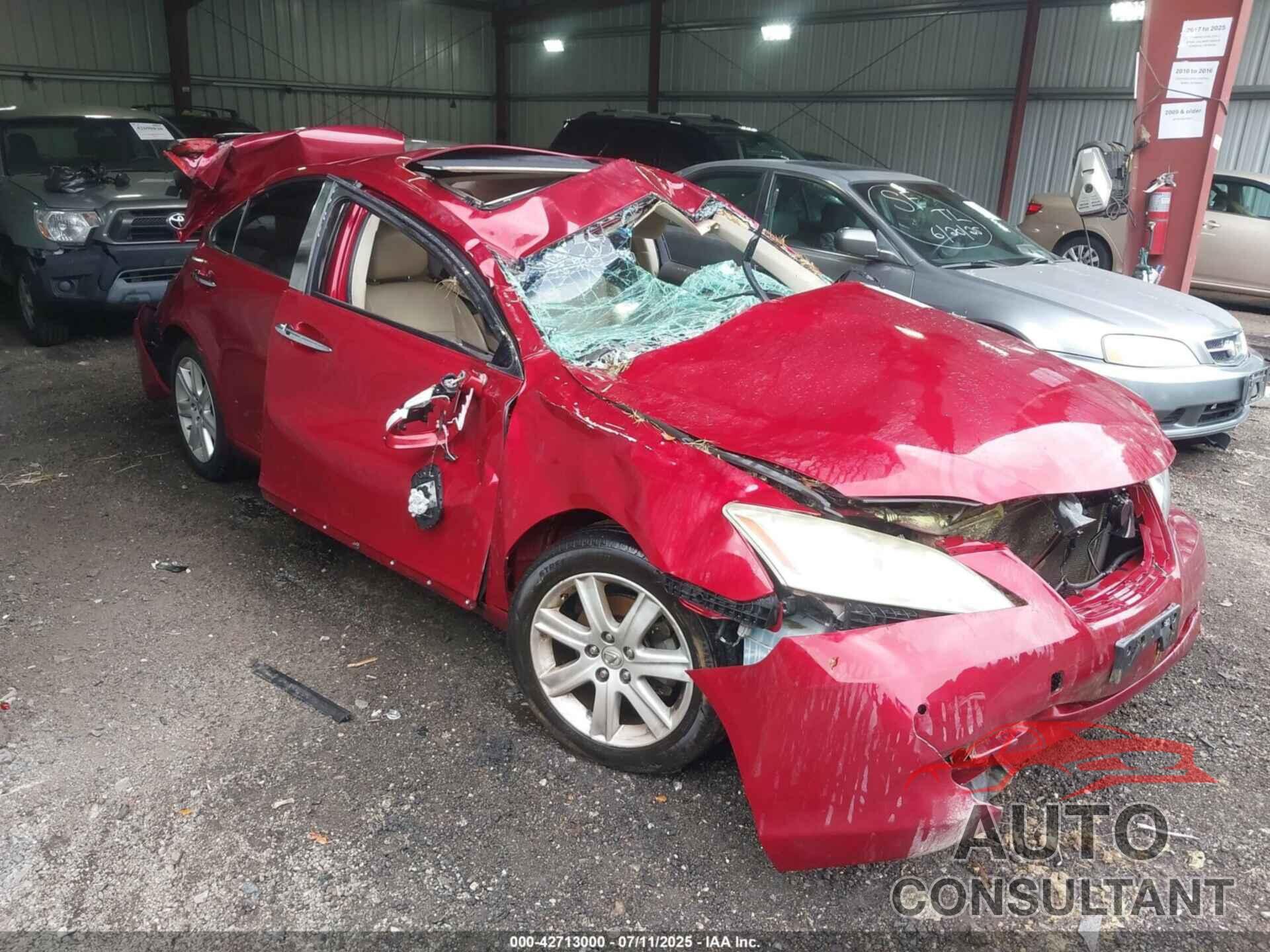 LEXUS ES 350 2009 - JTHBJ46G692286969
