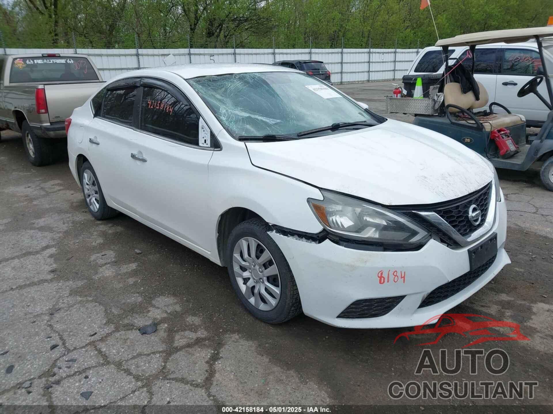NISSAN SENTRA 2016 - 3N1AB7AP3GY228760