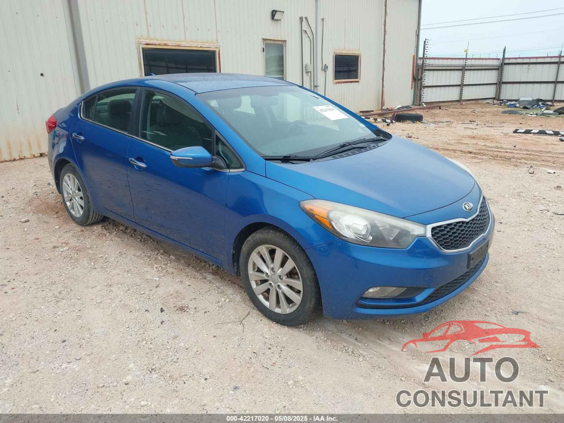 KIA FORTE 2014 - KNAFX4A82E5103462