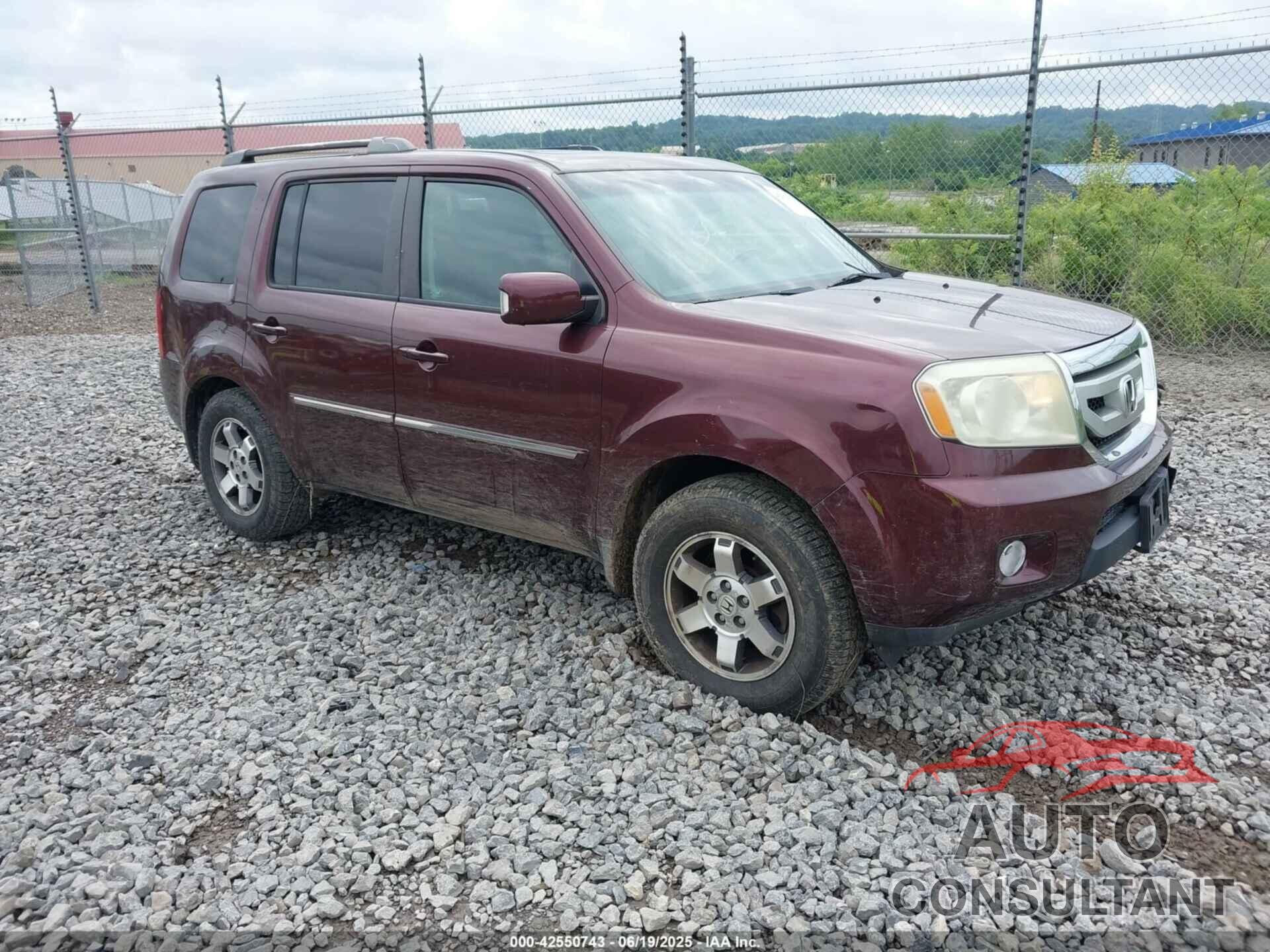 HONDA PILOT 2009 - 5FNYF38839B008007