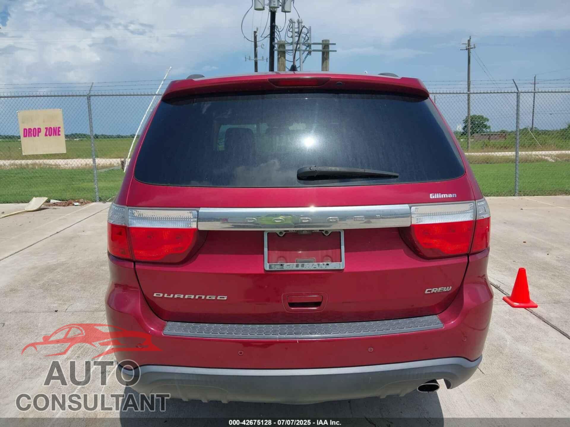 DODGE DURANGO 2013 - 1C4RDHDG9DC650984