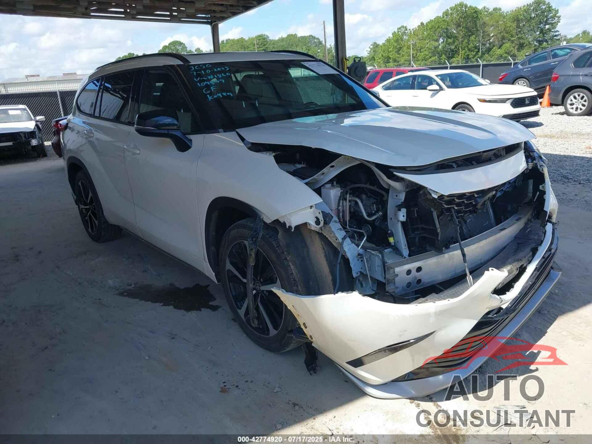 TOYOTA HIGHLANDER 2021 - 5TDLZRAH9MS071860
