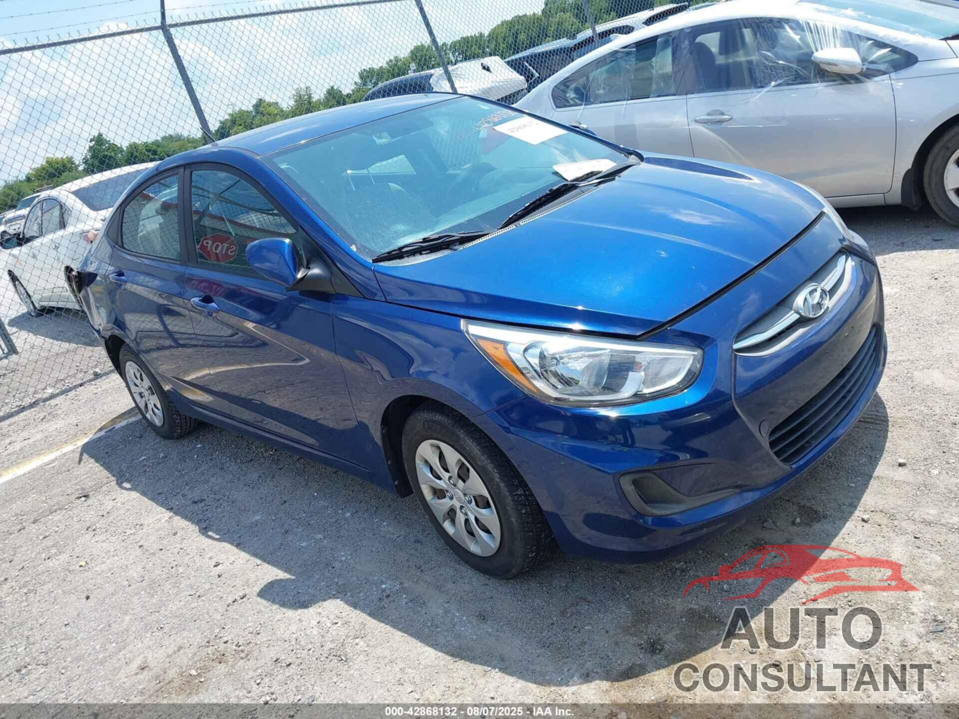 HYUNDAI ACCENT 2017 - KMHCT4AE5HU294582