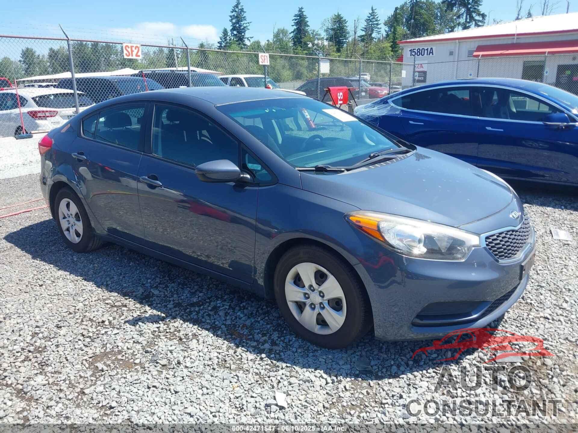 KIA FORTE 2016 - KNAFK4A60G5564160