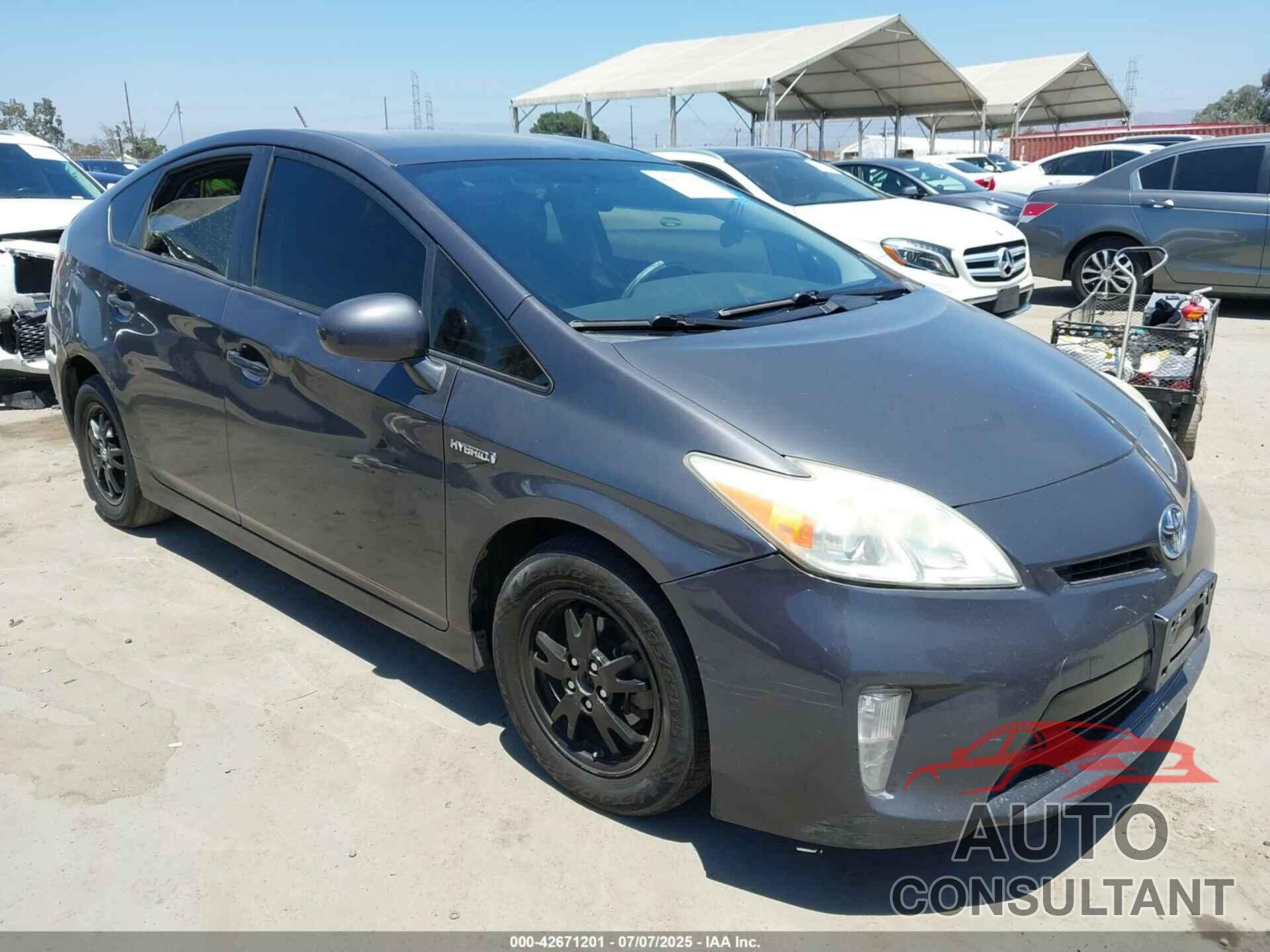 TOYOTA PRIUS 2012 - JTDKN3DU4C5507161