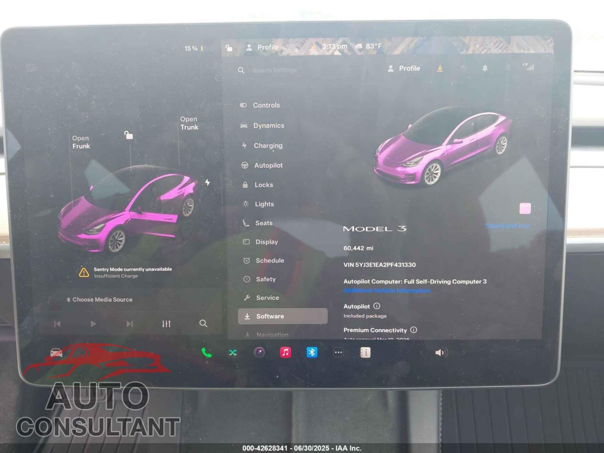 TESLA MODEL 3 2023 - 5YJ3E1EA2PF431330