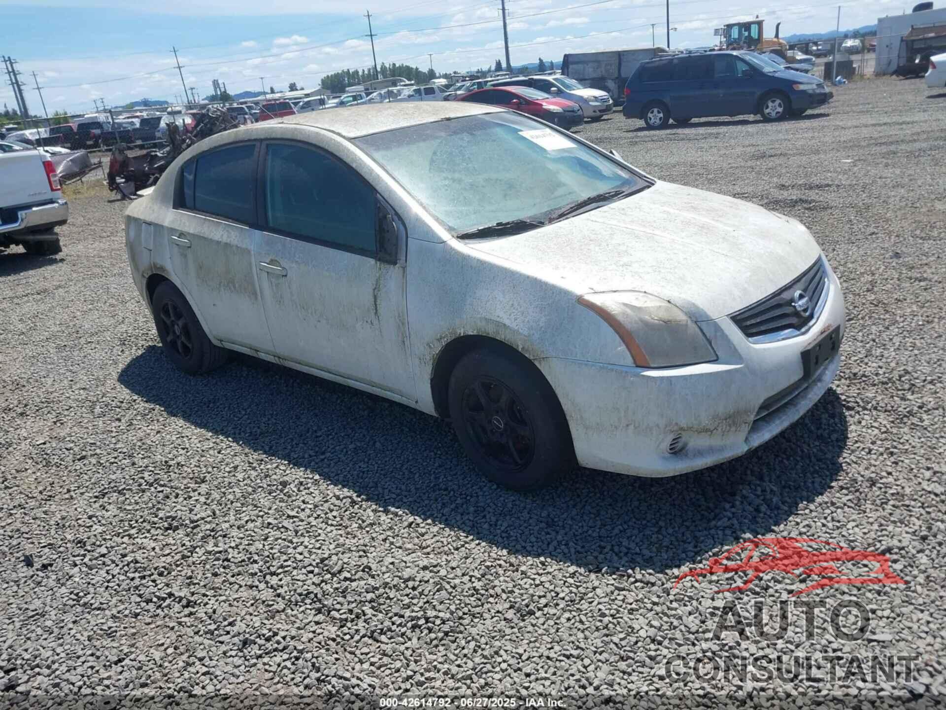 NISSAN SENTRA 2012 - 3N1AB6AP3CL609977