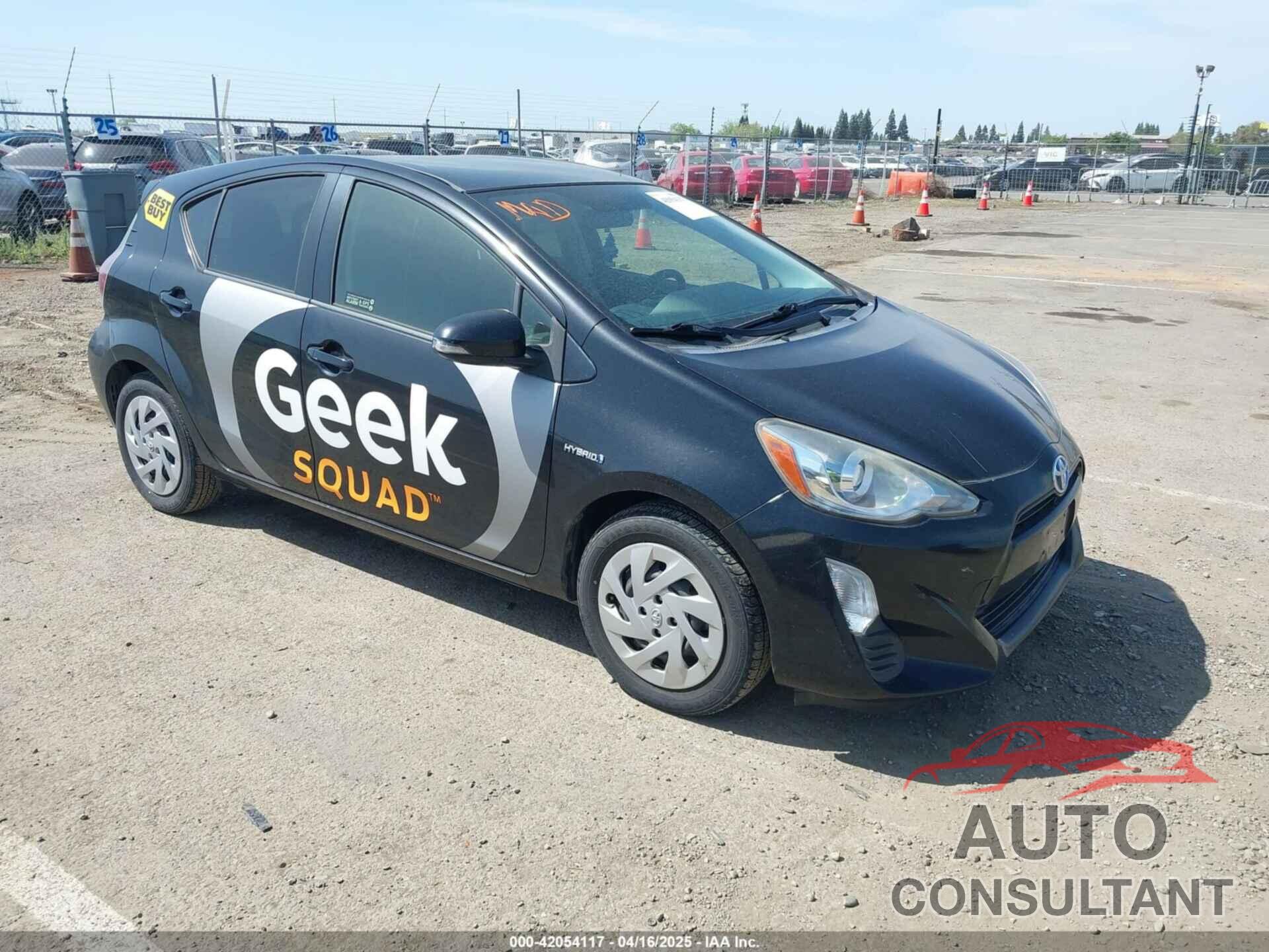 TOYOTA PRIUS C 2016 - JTDKDTB34G1124900