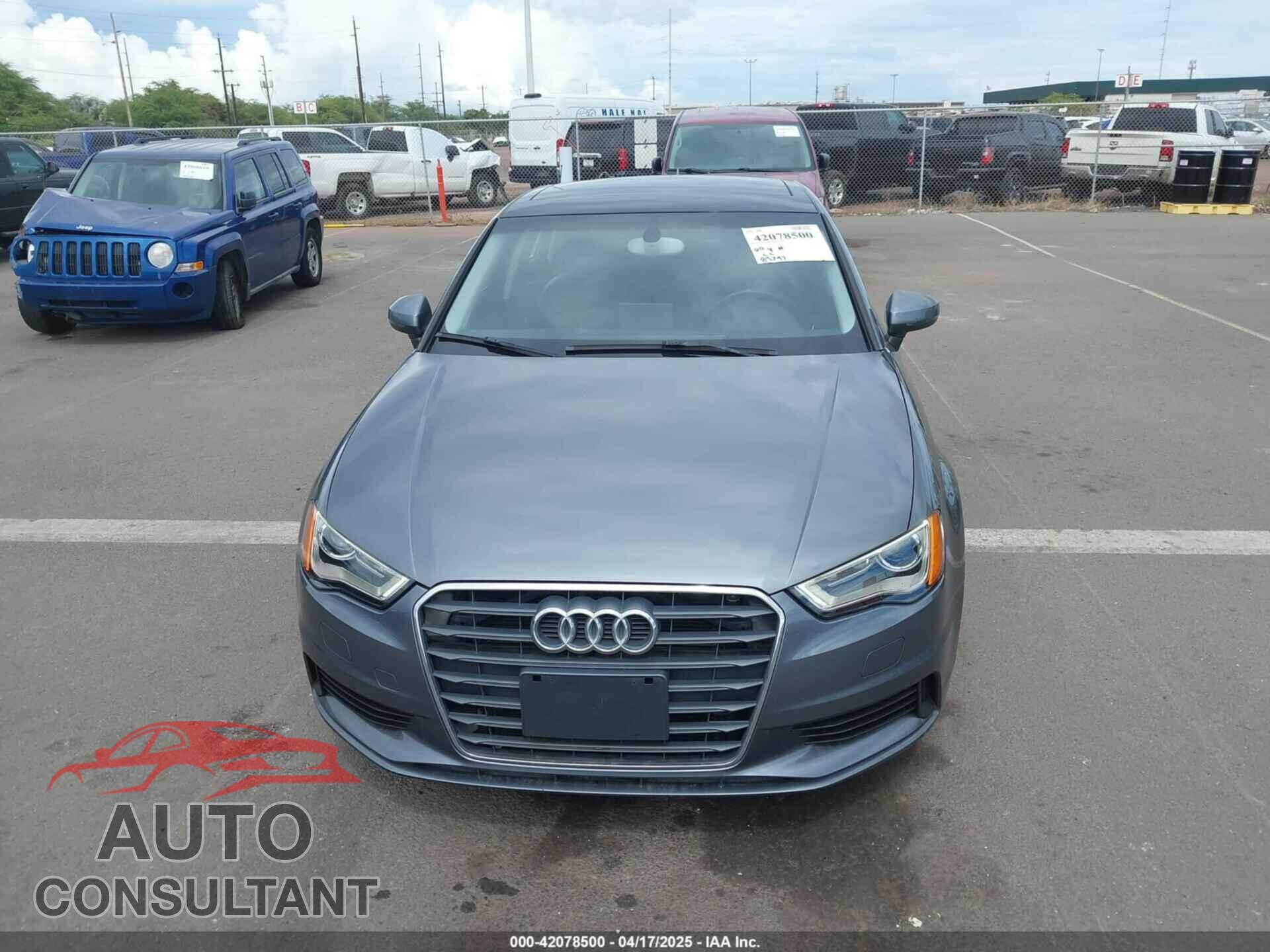 AUDI A3 2015 - WAUACGFF1F1004798