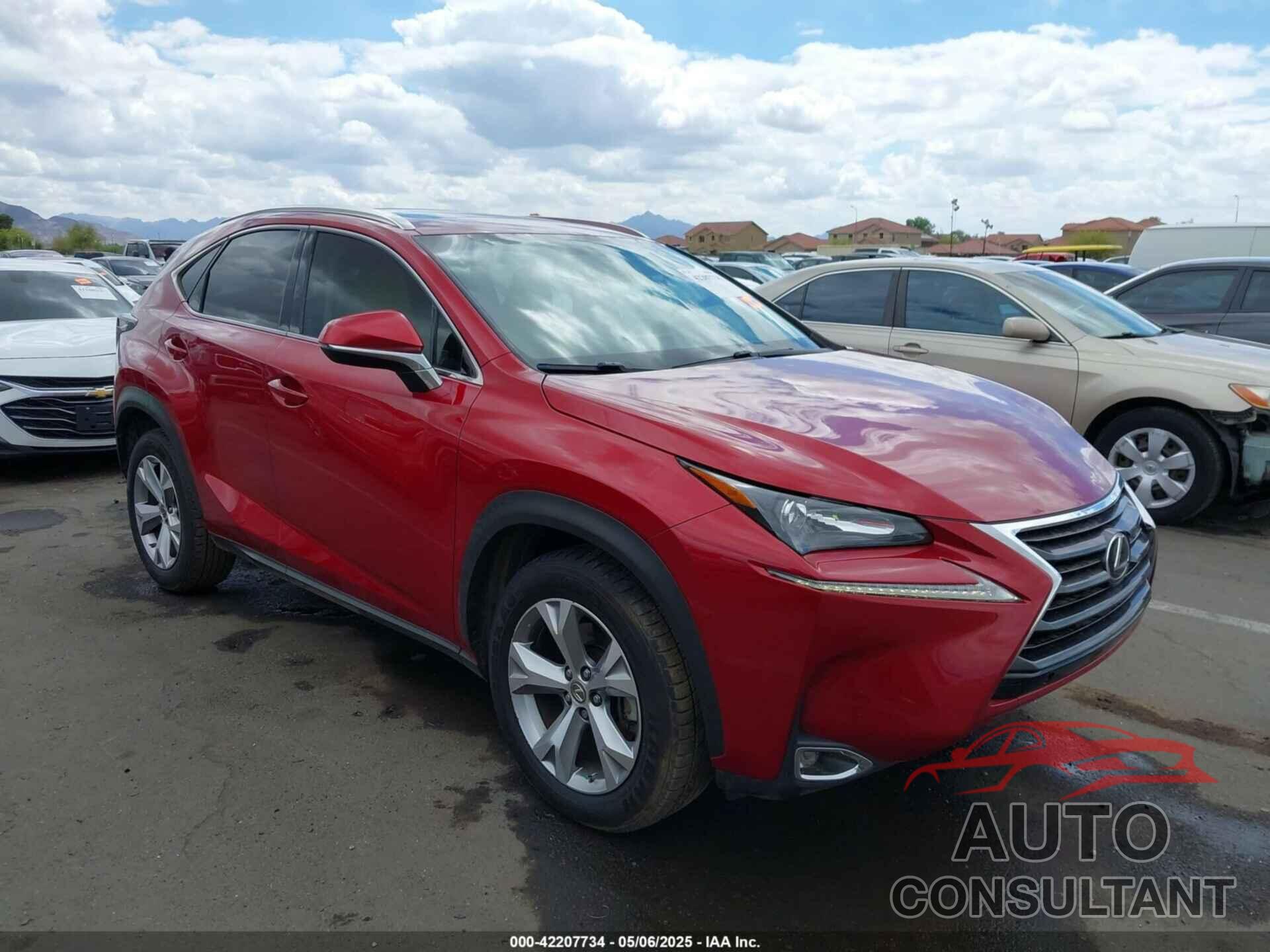 LEXUS NX 200T 2017 - JTJYARBZ8H2057592