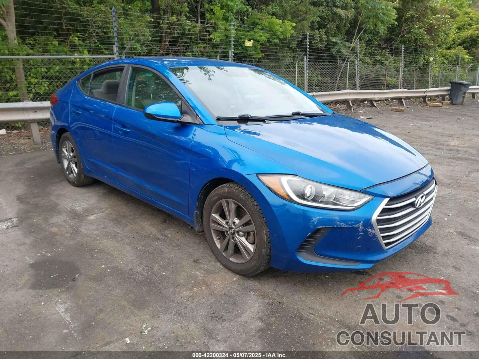 HYUNDAI ELANTRA 2018 - KMHD84LF1JU677906