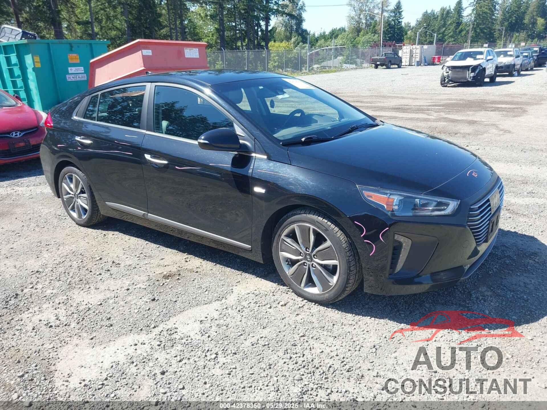 HYUNDAI IONIQ HYBRID 2019 - KMHC05LC2KU109955