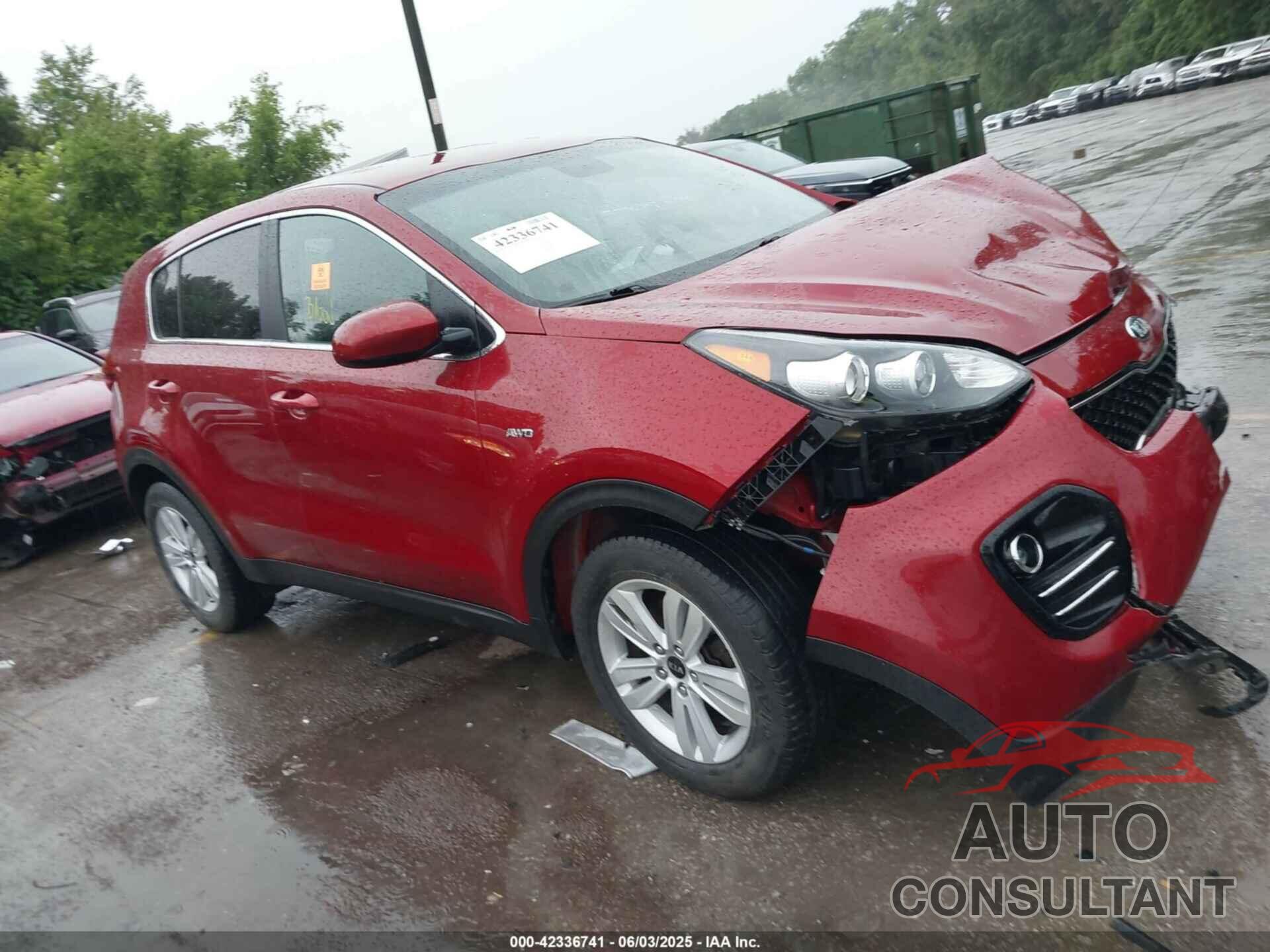 KIA SPORTAGE 2017 - KNDPMCAC2H7269729