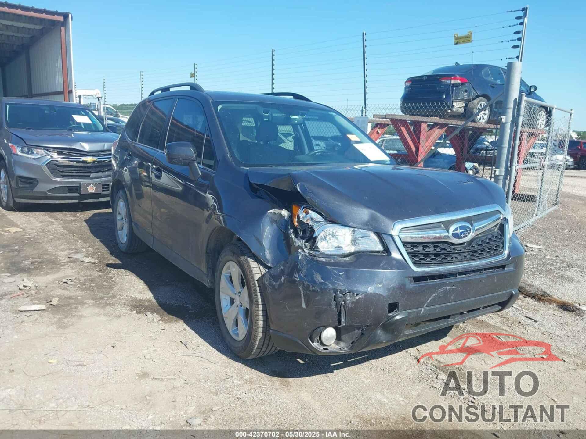 SUBARU FORESTER 2016 - JF2SJARCXGH453290