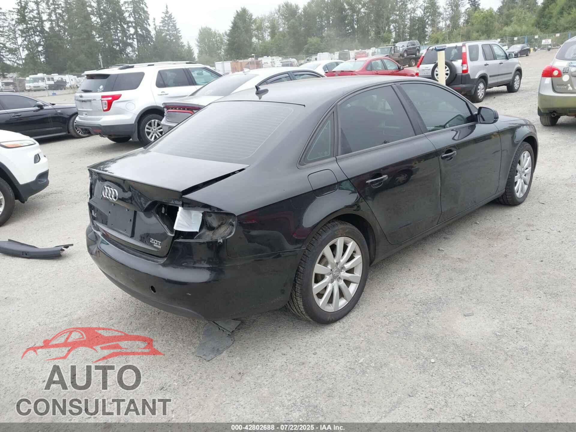 AUDI A4 2012 - WAUBFAFL2CA119663