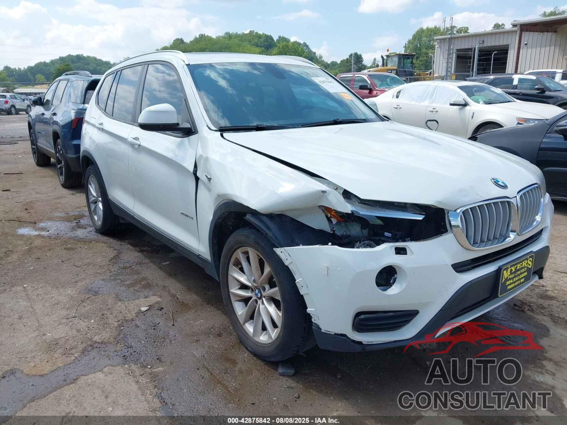 BMW X3 2016 - 5UXWX9C55G0D75508