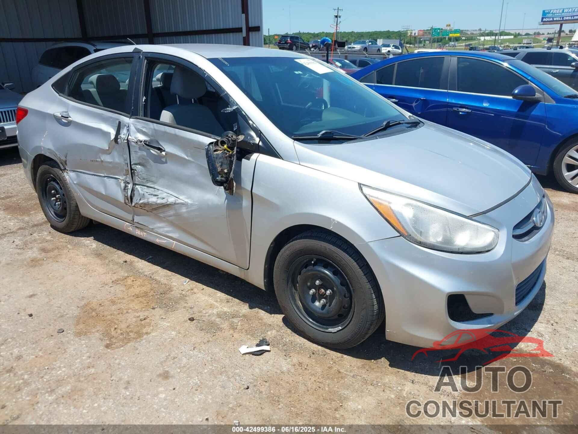 HYUNDAI ACCENT 2015 - KMHCT4AE7FU889527