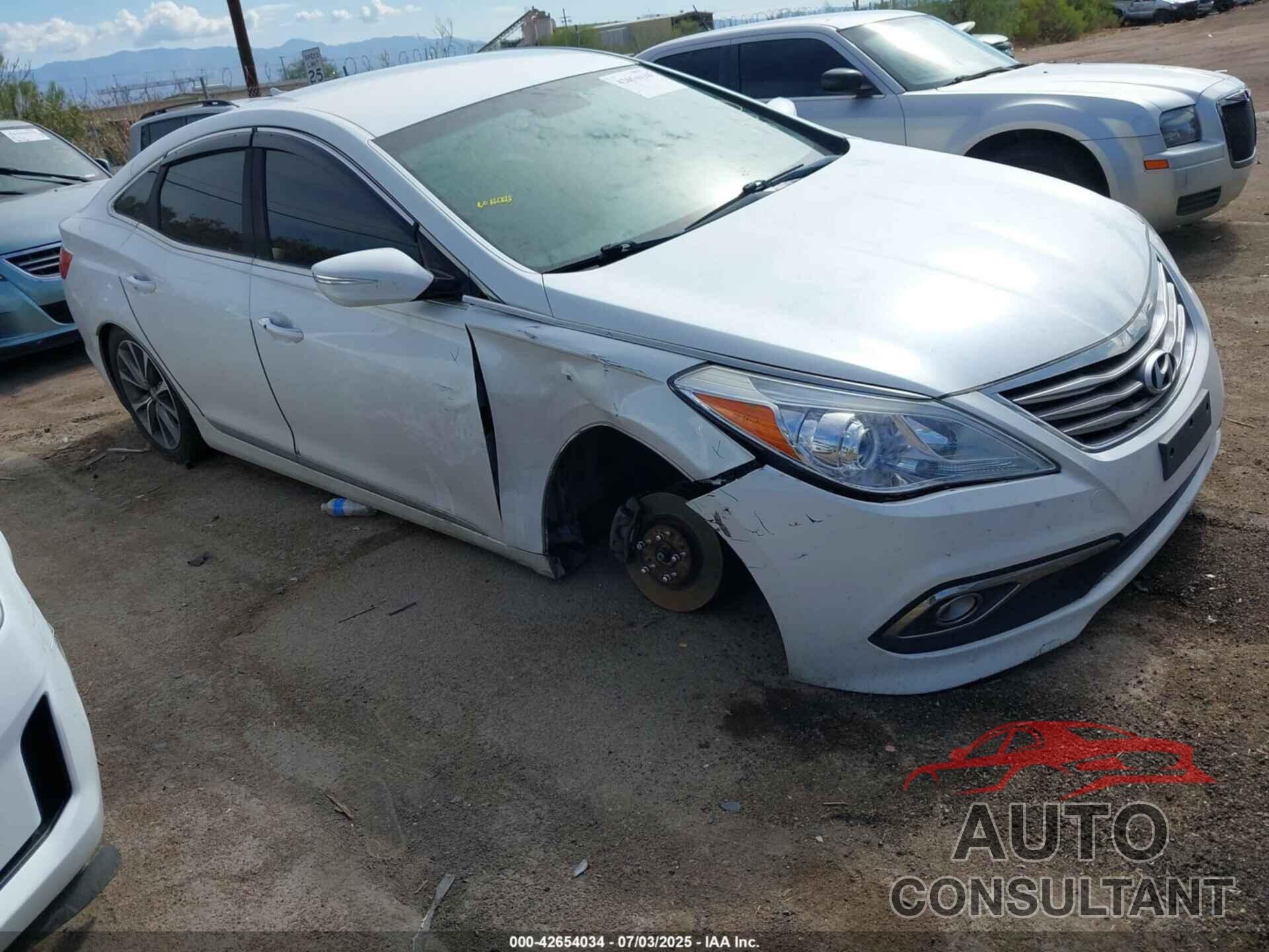 HYUNDAI AZERA 2017 - KMHFG4JG9HA572677