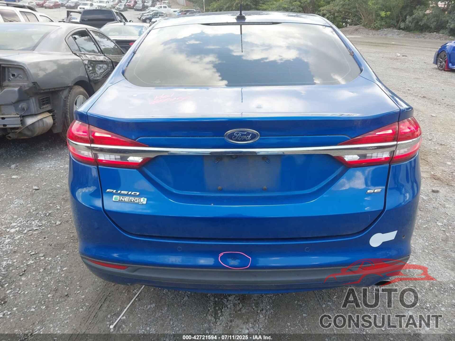 FORD FUSION ENERGI 2017 - 3FA6P0PUXHR354432