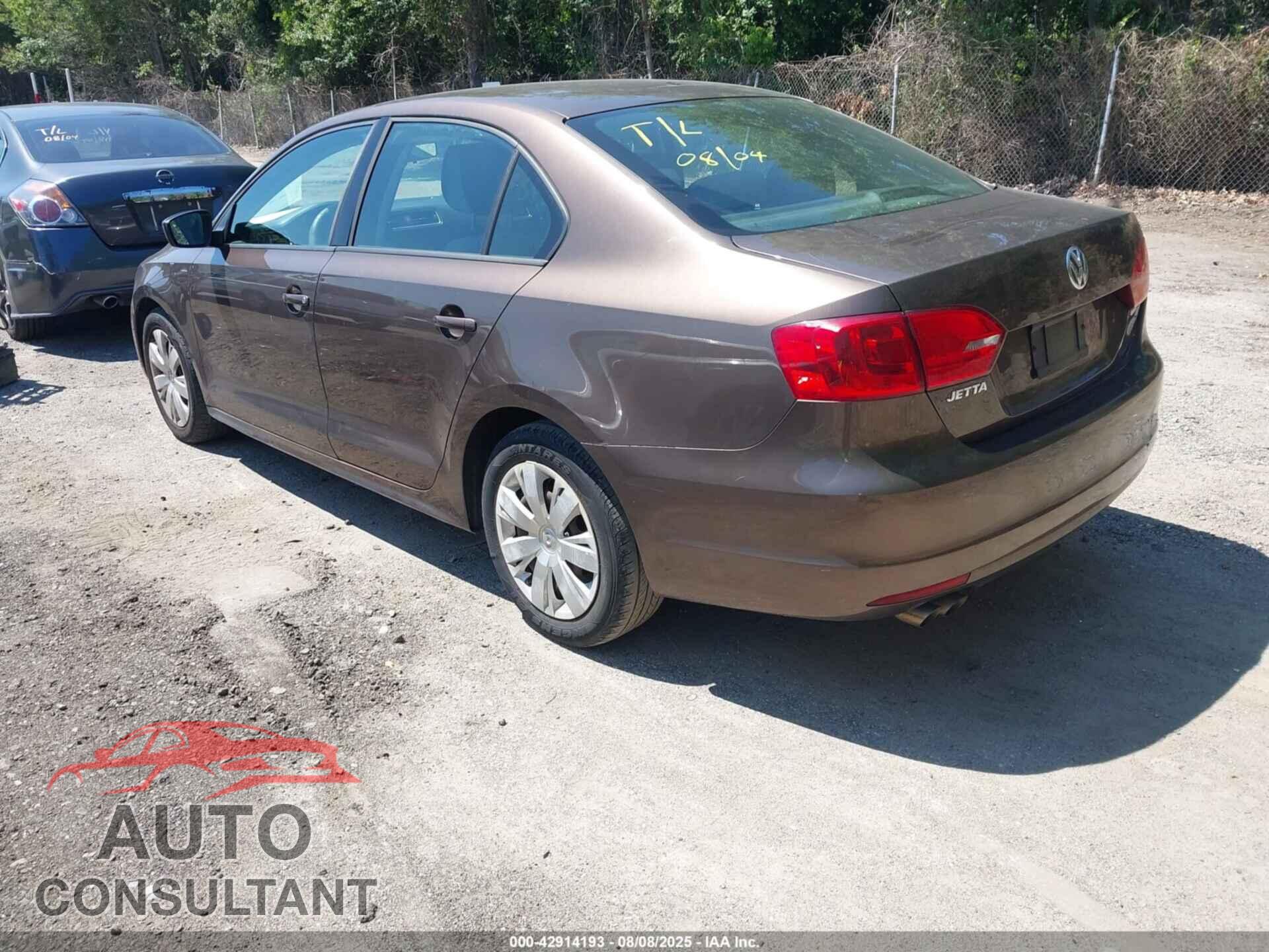 VOLKSWAGEN JETTA 2012 - 3VW2K7AJ6CM336060