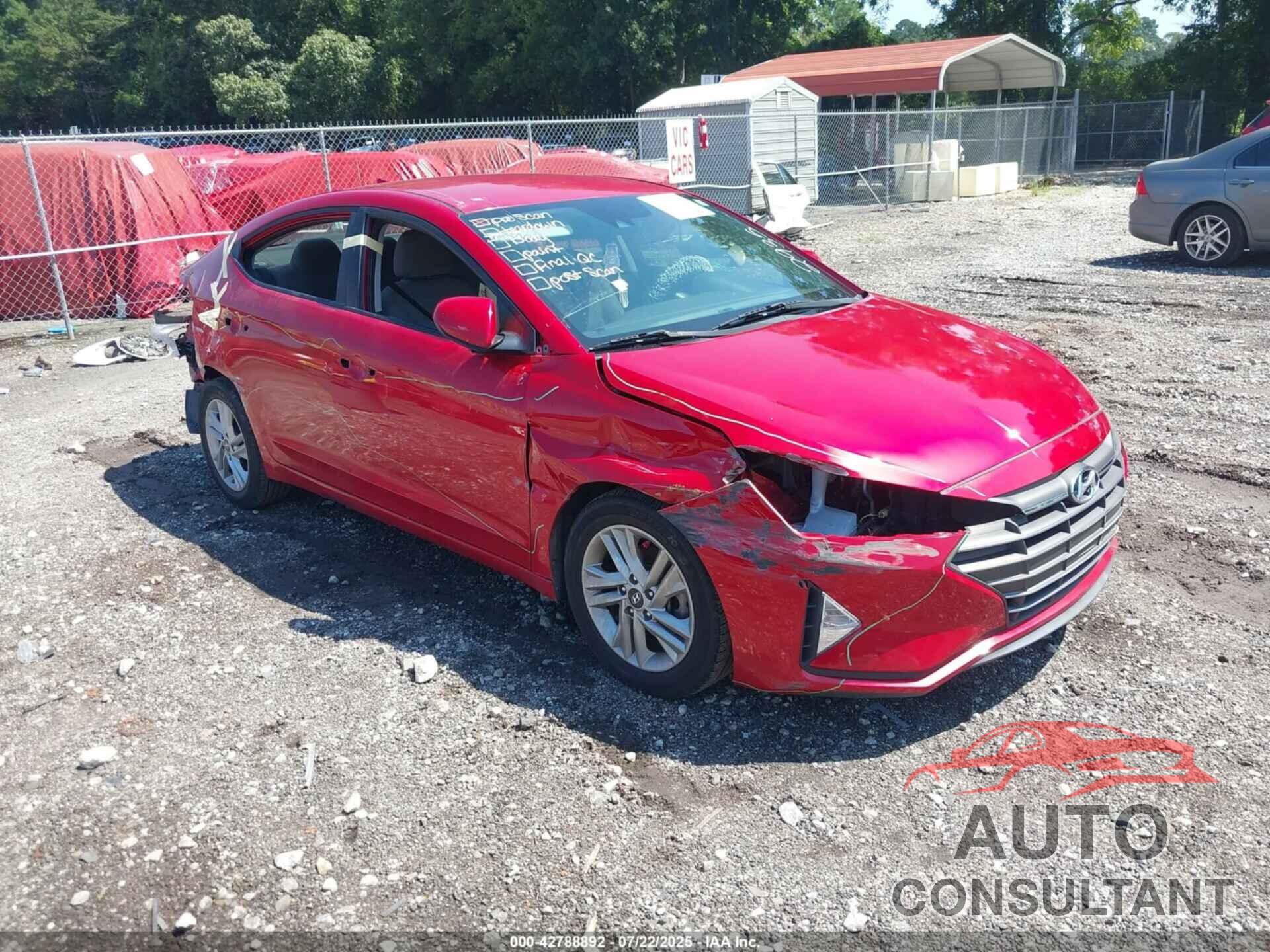 HYUNDAI ELANTRA 2020 - 5NPD84LF6LH576233