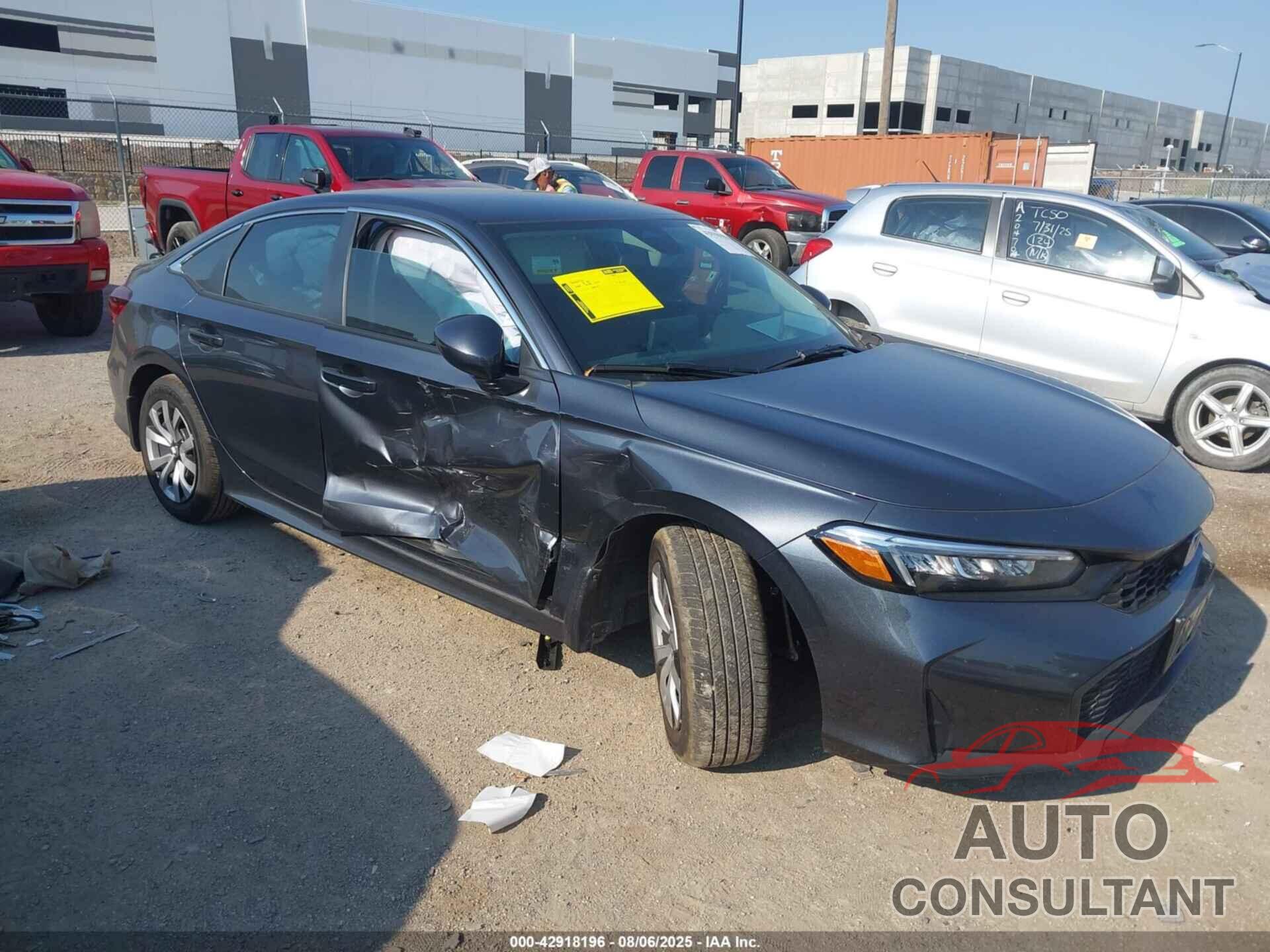HONDA CIVIC 2025 - 2HGFE2F20SH604292