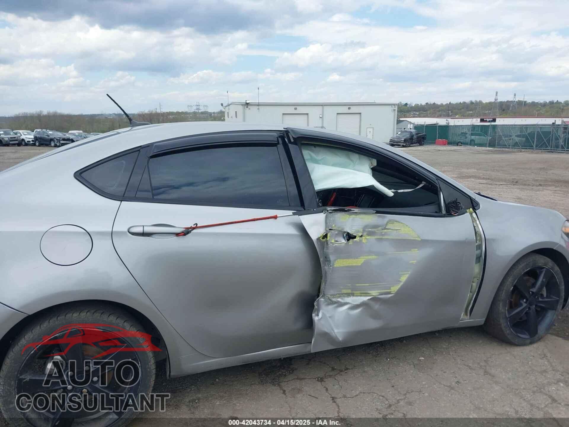 DODGE DART 2015 - 1C3CDFBB2FD200600