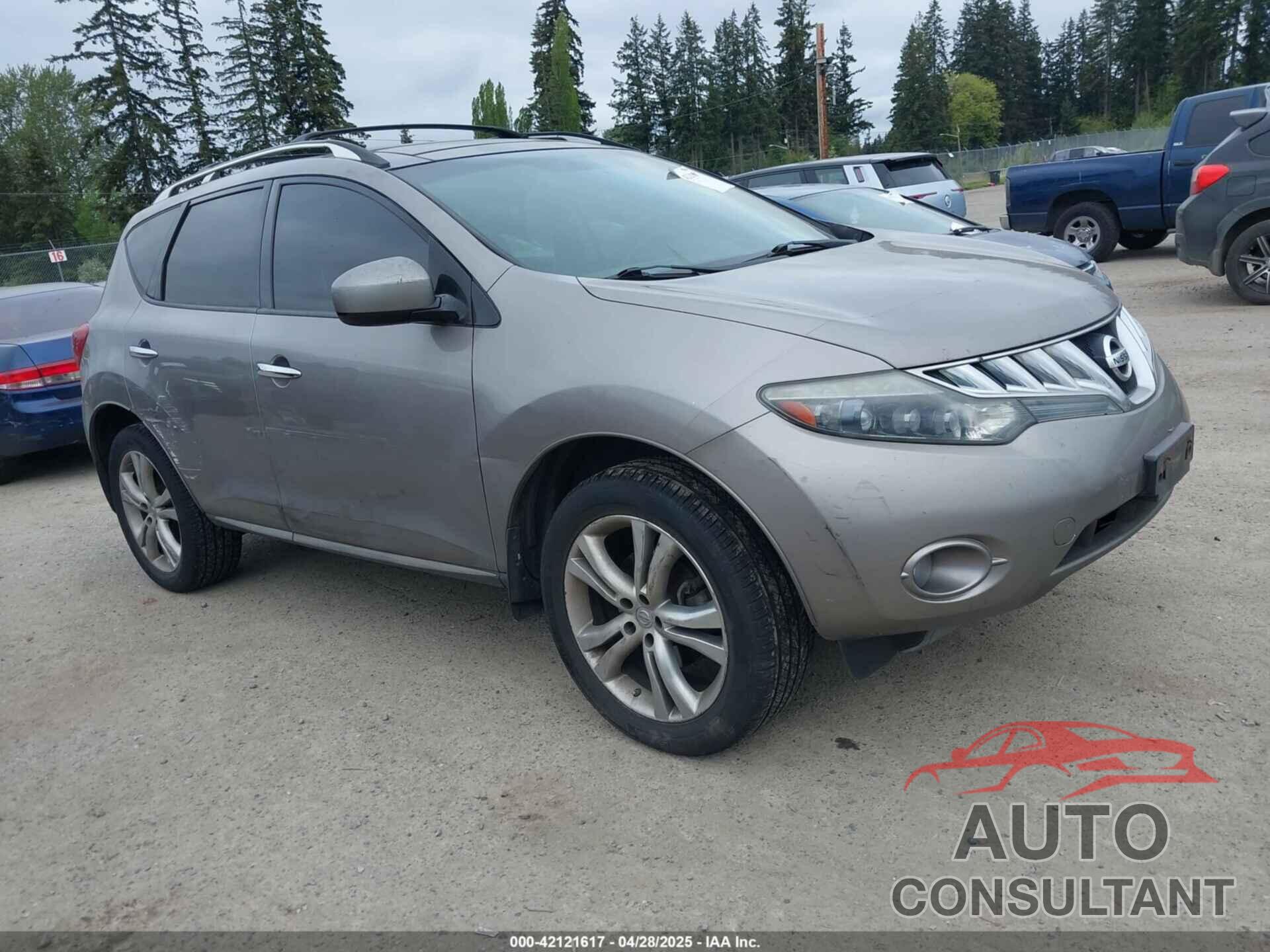 NISSAN MURANO 2009 - JN8AZ18W59W157336
