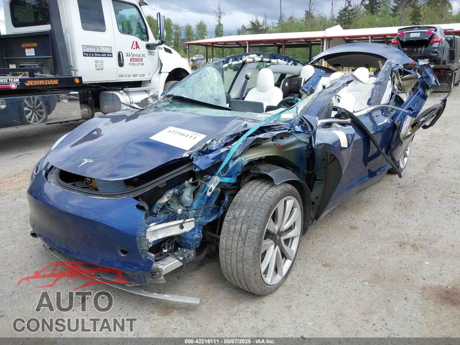 TESLA MODEL 3 2019 - 5YJ3E1EB9KF392091