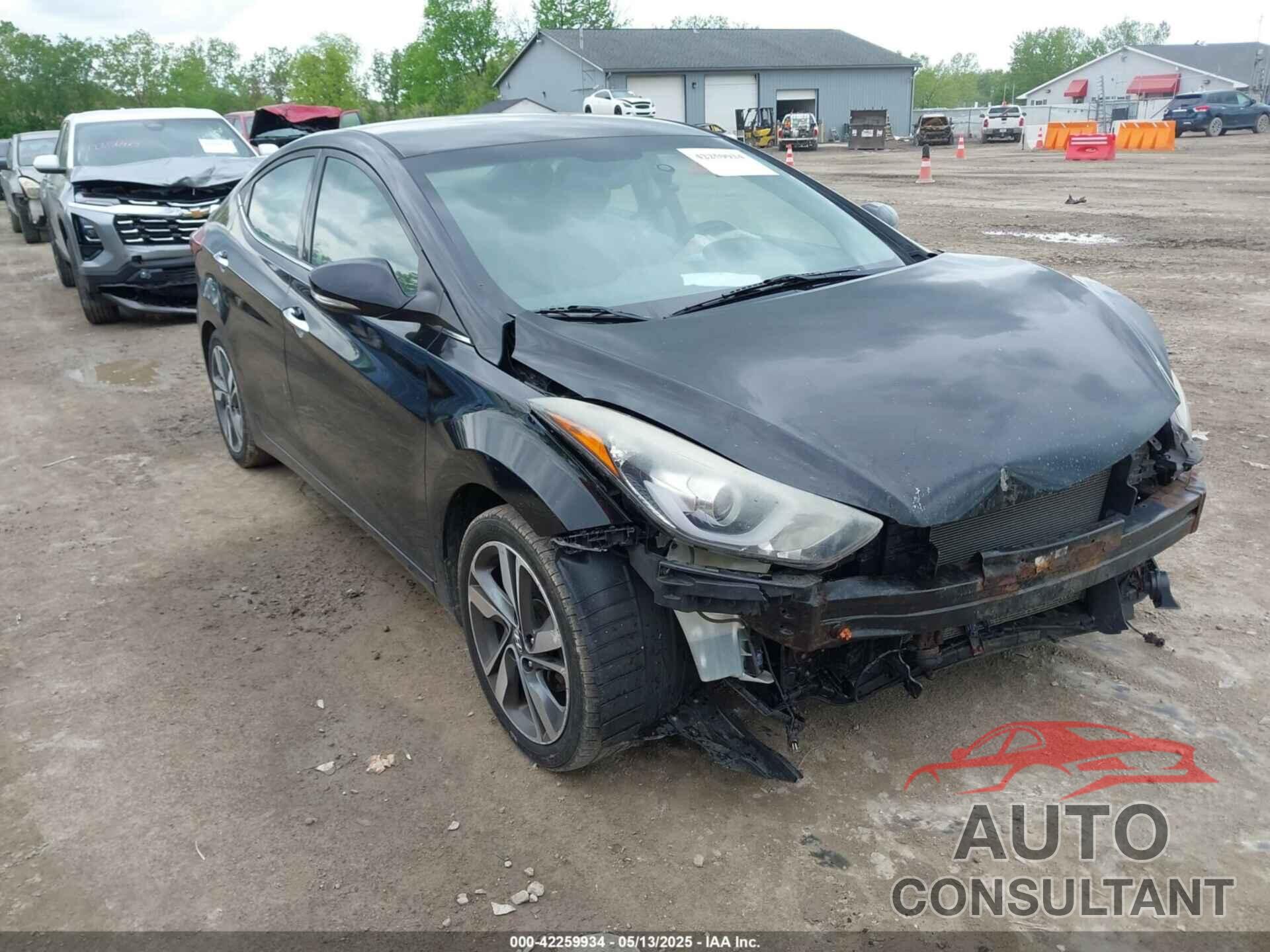 HYUNDAI ELANTRA 2014 - KMHDH4AE2EU142566