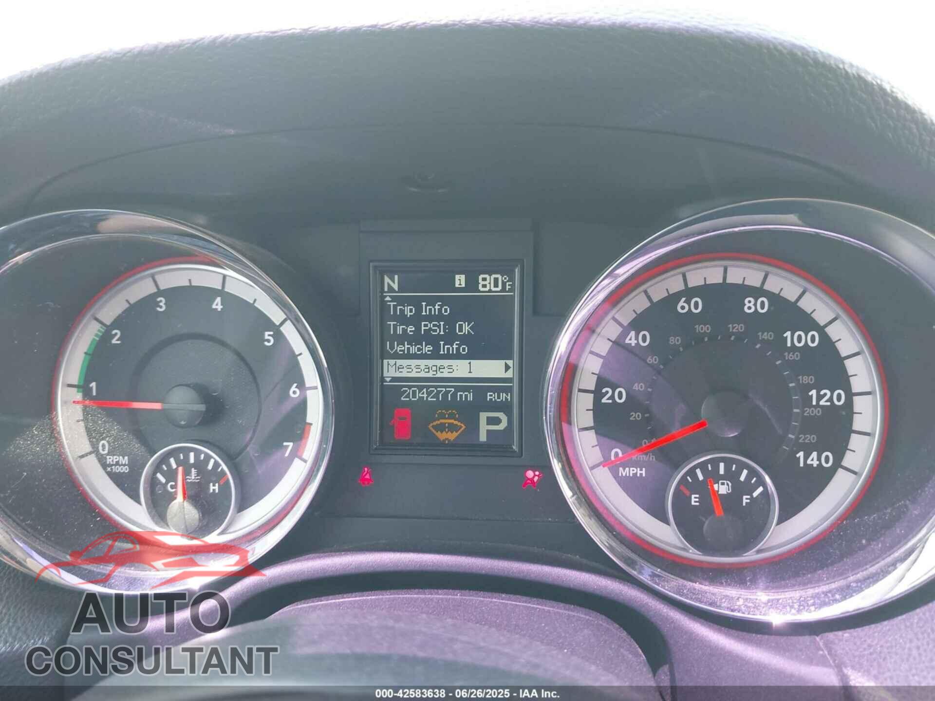 DODGE DURANGO 2012 - 1C4RDHDG1CC173031