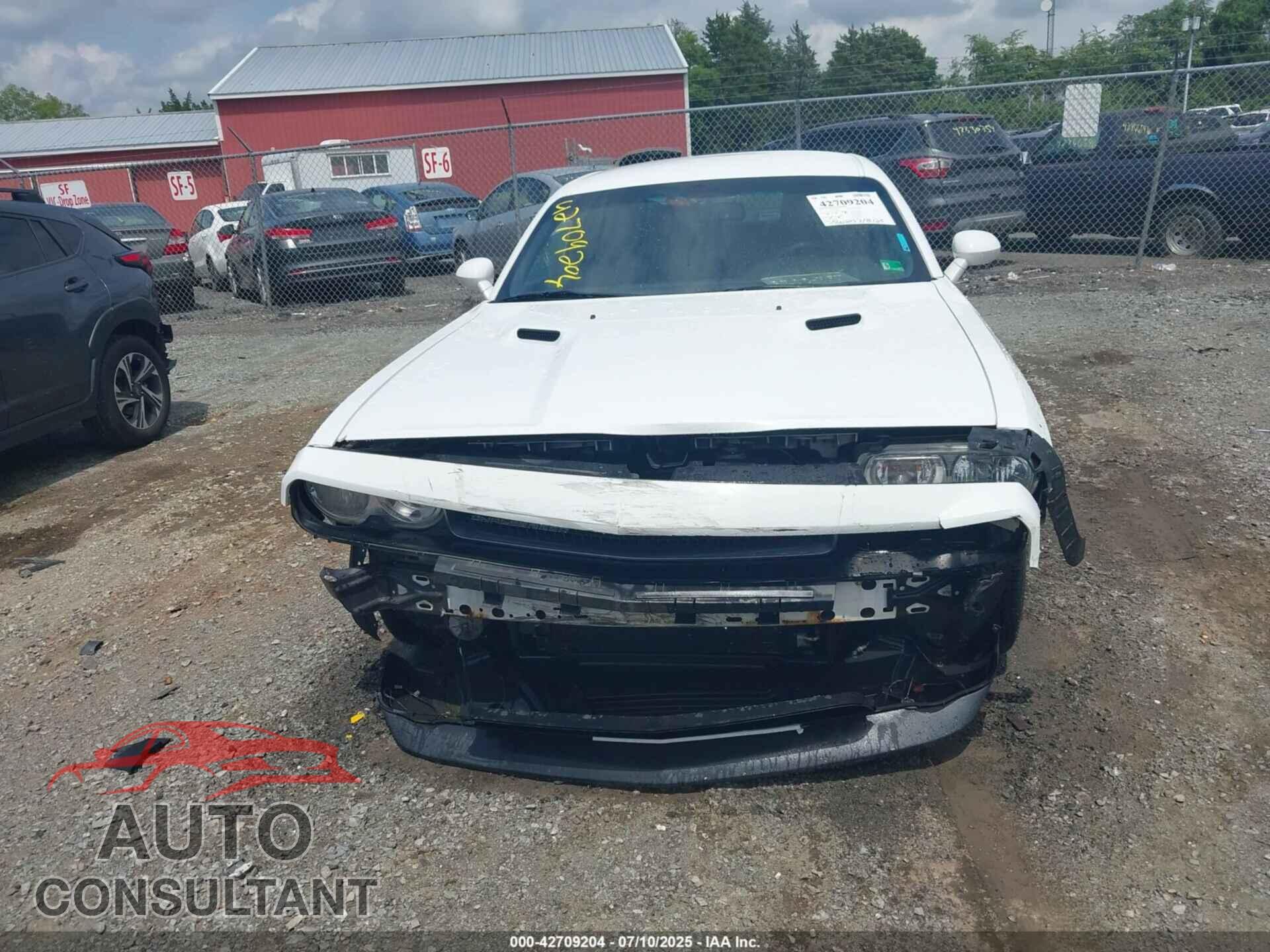 DODGE CHALLENGER 2012 - 2C3CDYAG0CH294001