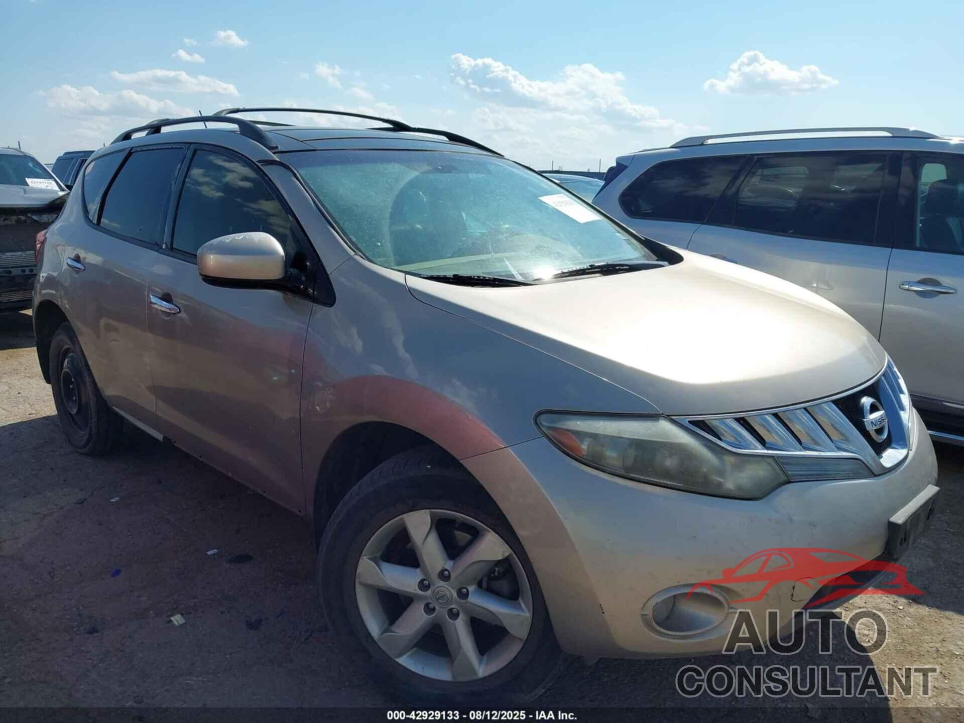 NISSAN MURANO 2010 - JN8AZ1MU2AW015177