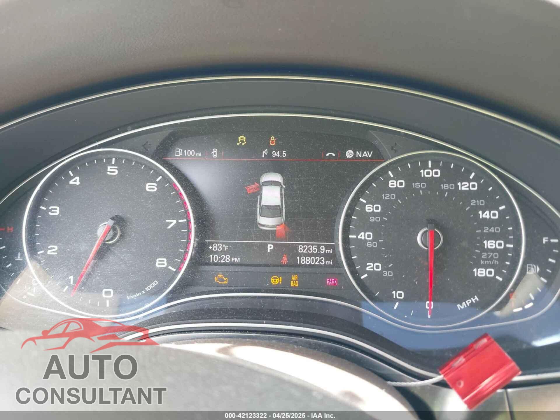 AUDI A6 2013 - WAUGFAFC2DN102426