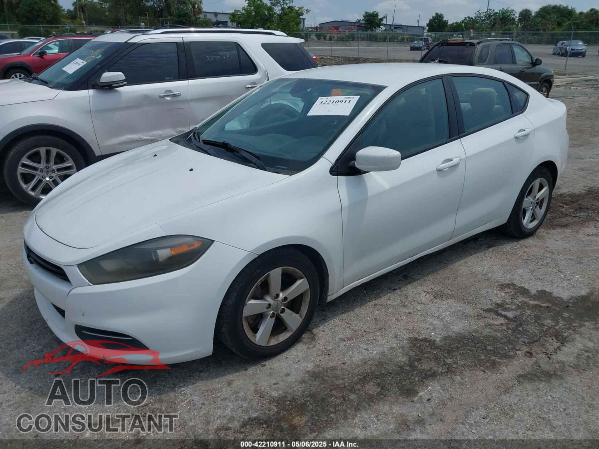 DODGE DART 2015 - 1C3CDFBB8FD172933