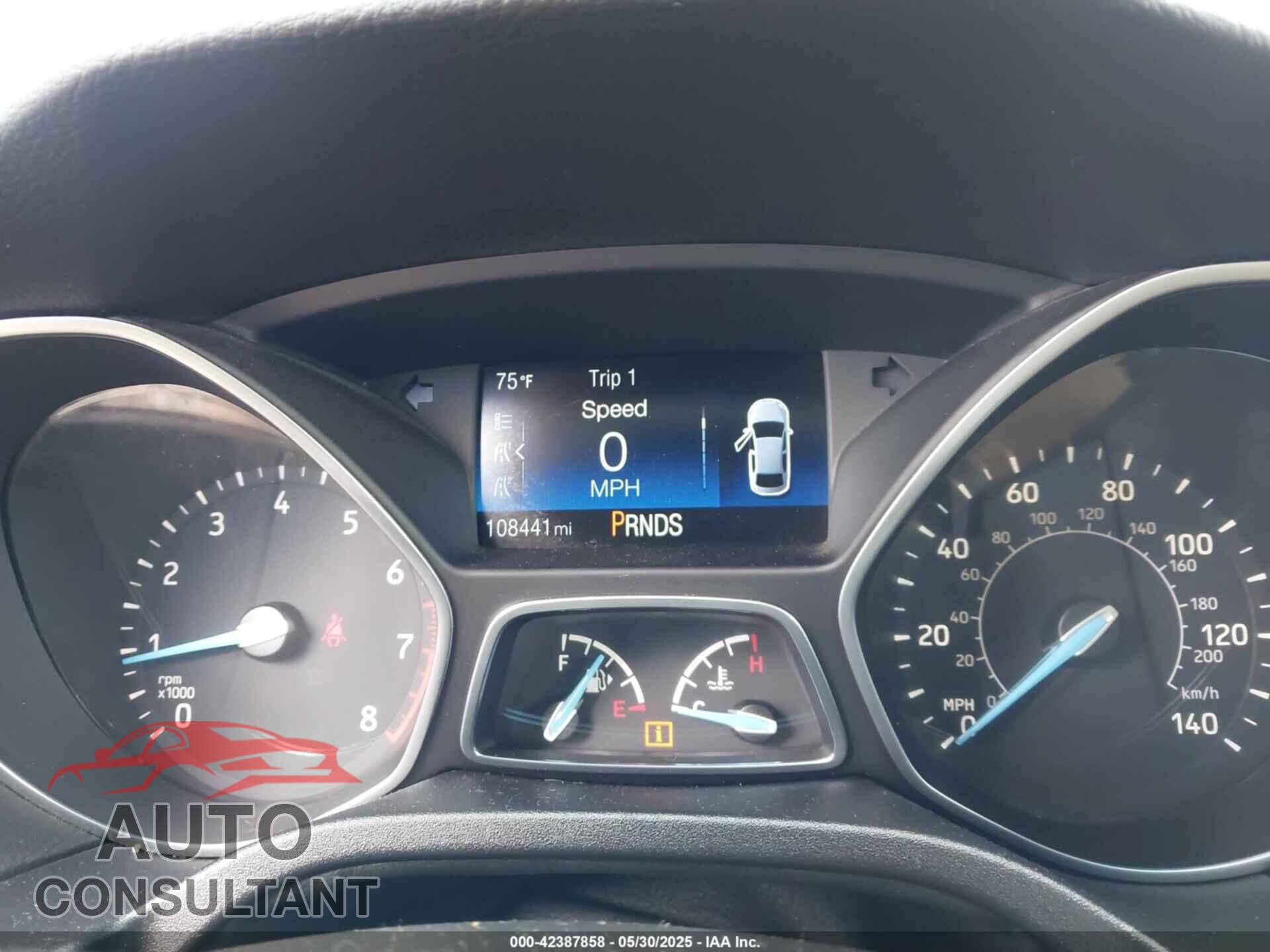 FORD FOCUS 2016 - 1FADP3K29GL210401