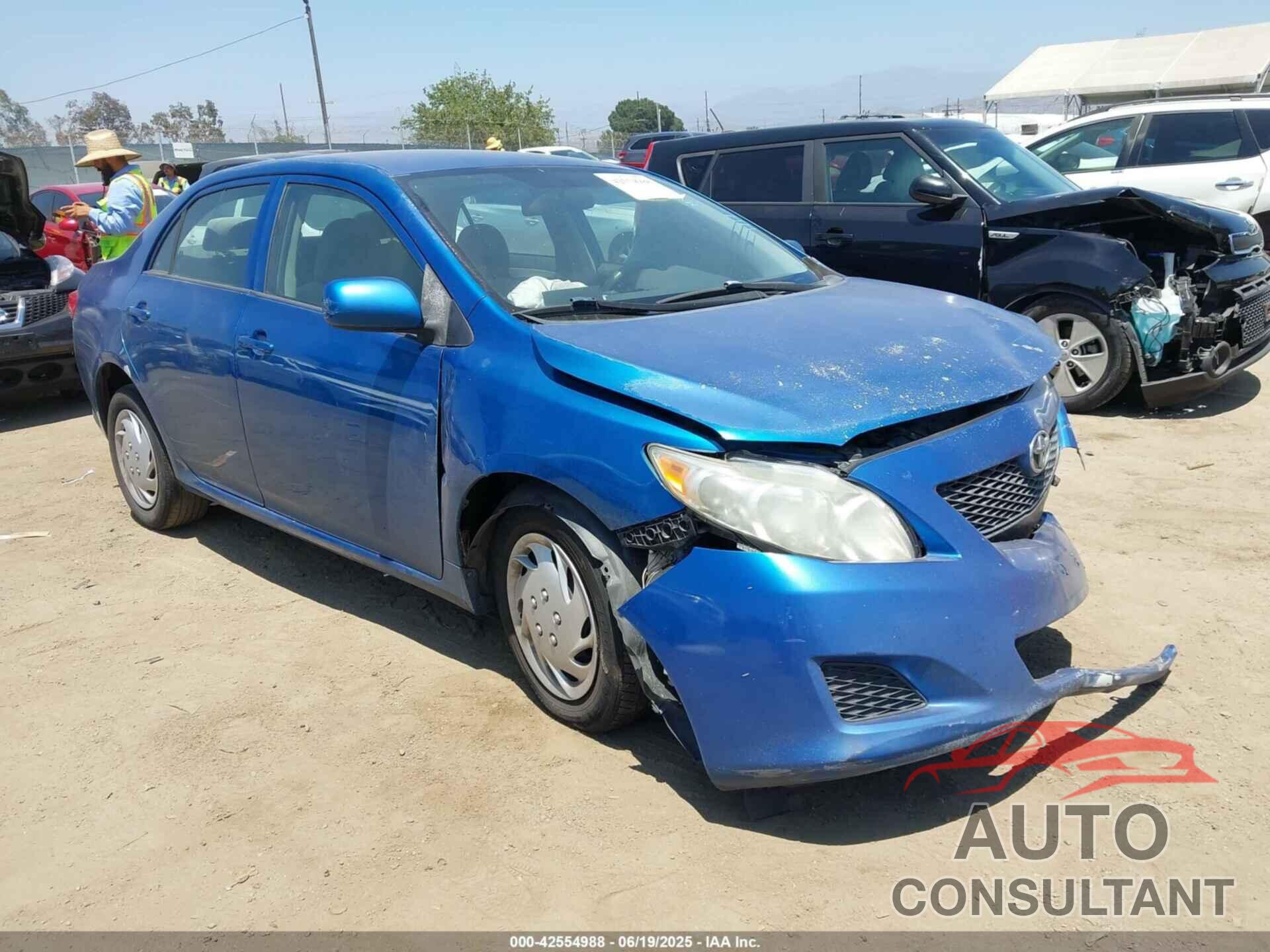 TOYOTA COROLLA 2009 - 1NXBU40E39Z073140