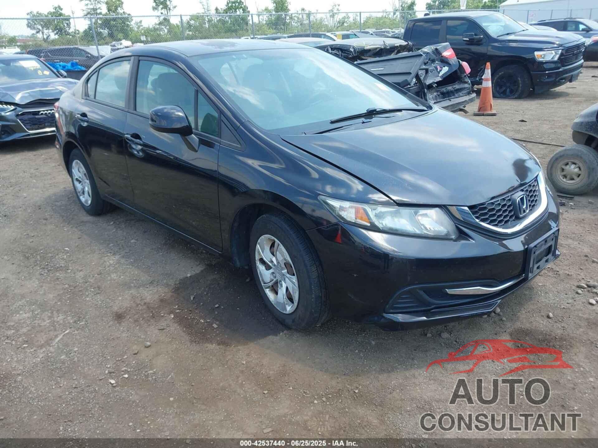 HONDA CIVIC 2013 - 2HGFB2F51DH518219