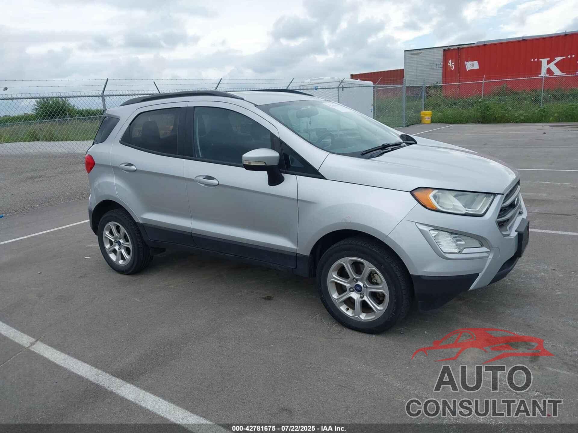 FORD ECOSPORT 2018 - MAJ6P1ULXJC183137