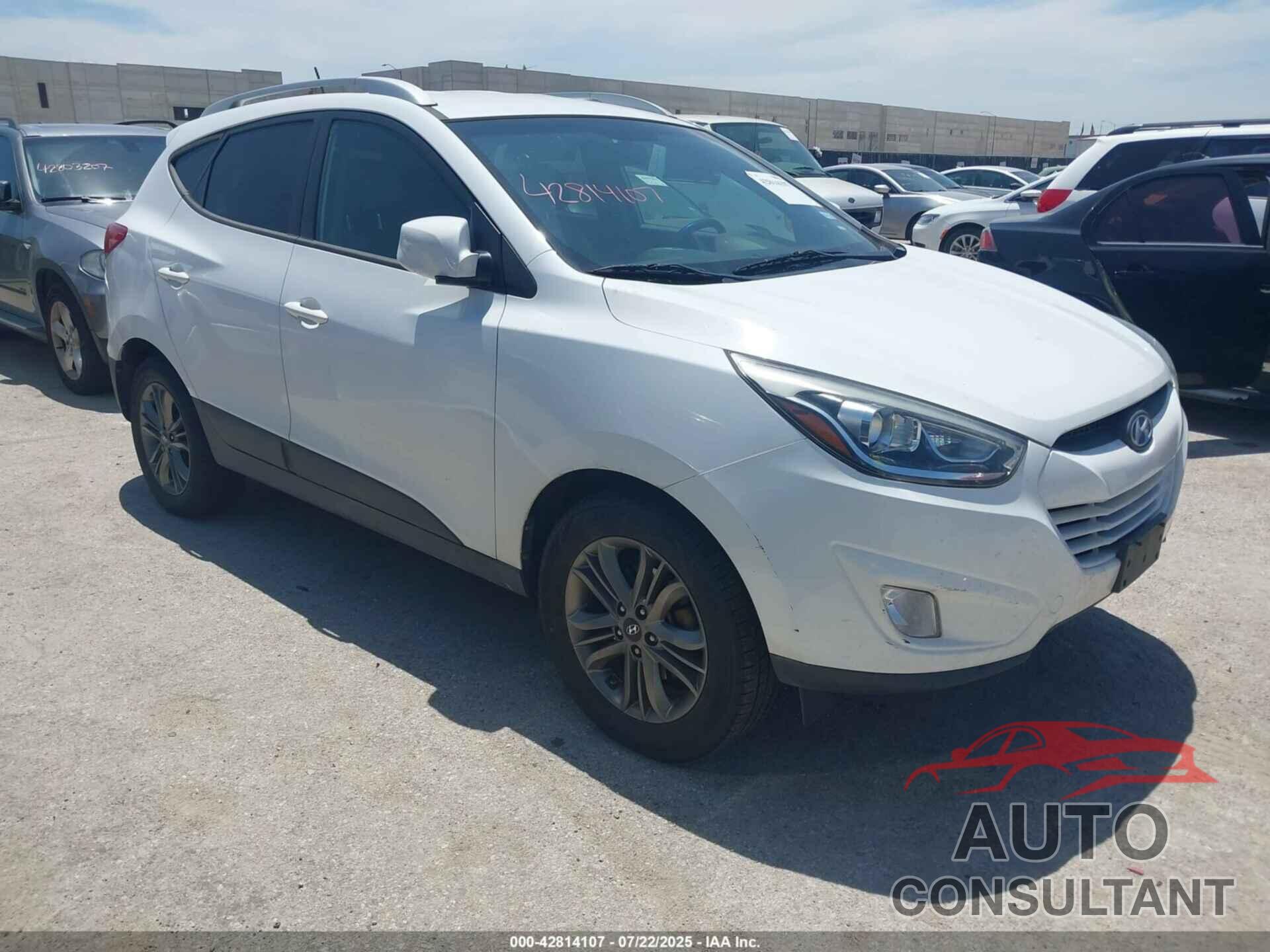 HYUNDAI TUCSON 2014 - KM8JU3AG5EU840583