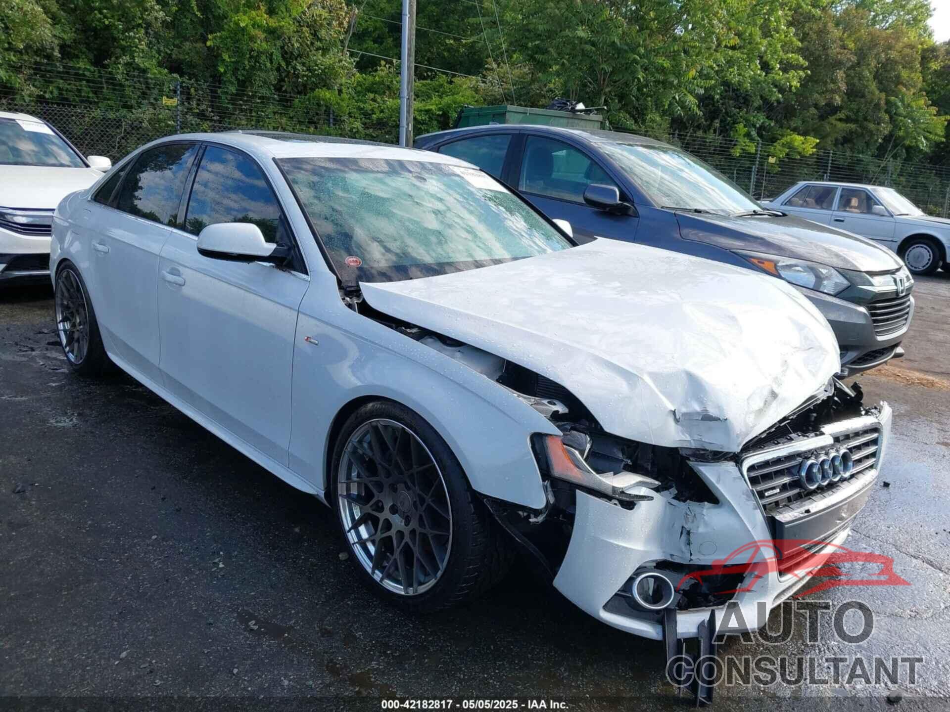 AUDI A4 2012 - WAUKFAFL3CA082929