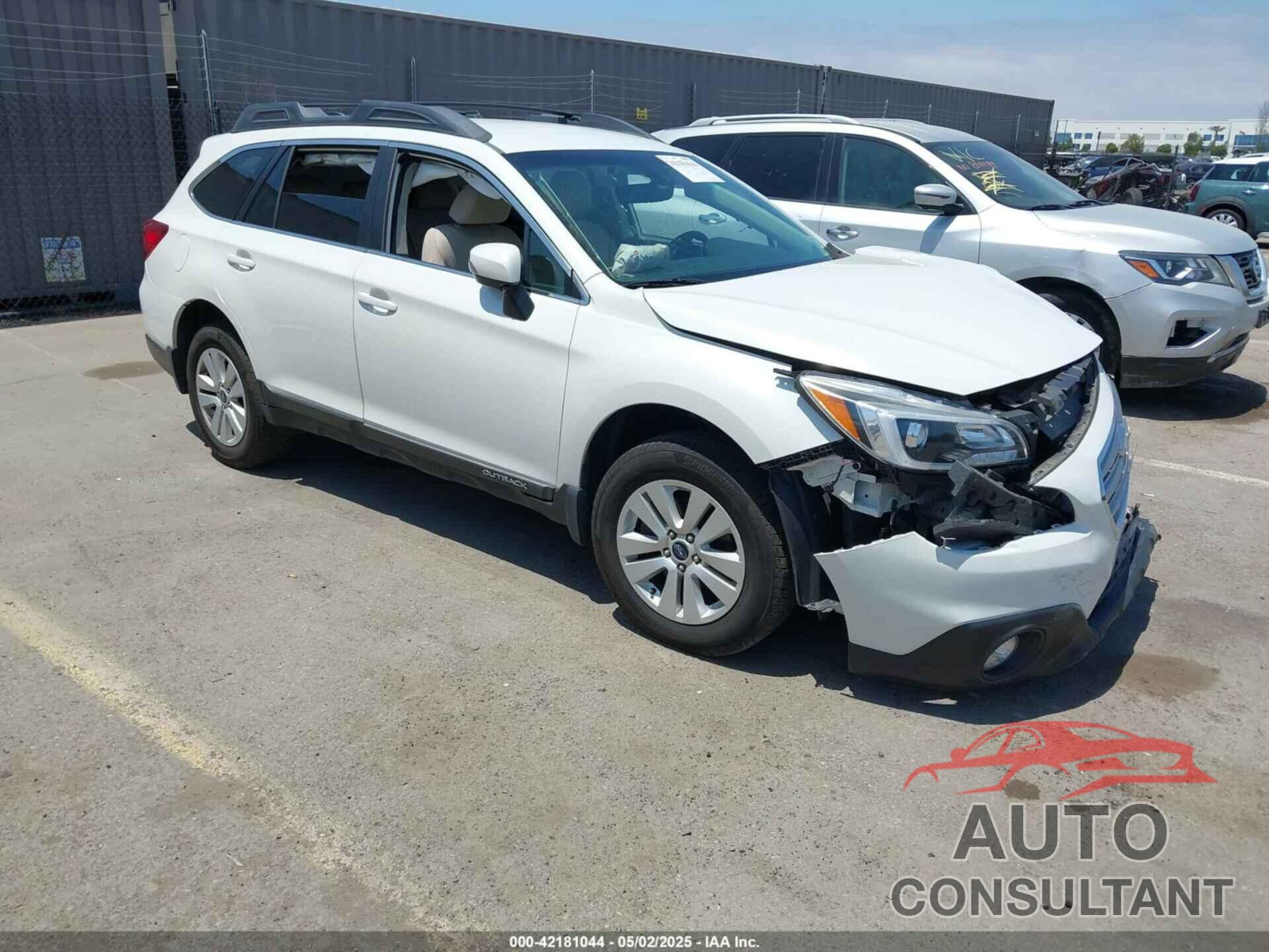 SUBARU OUTBACK 2017 - 4S4BSAFC0H3427064