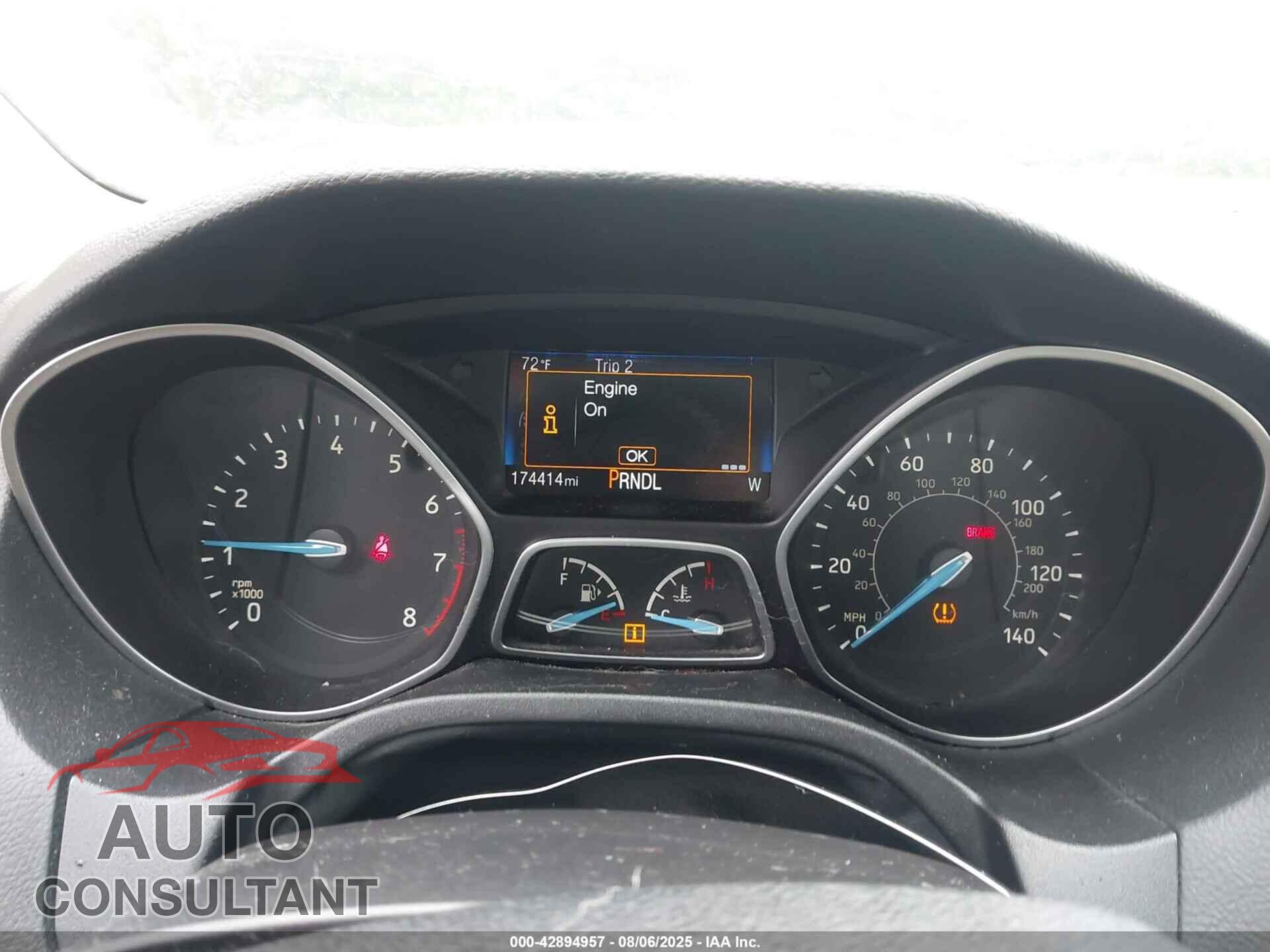 FORD FOCUS 2016 - 1FADP3F28GL249250